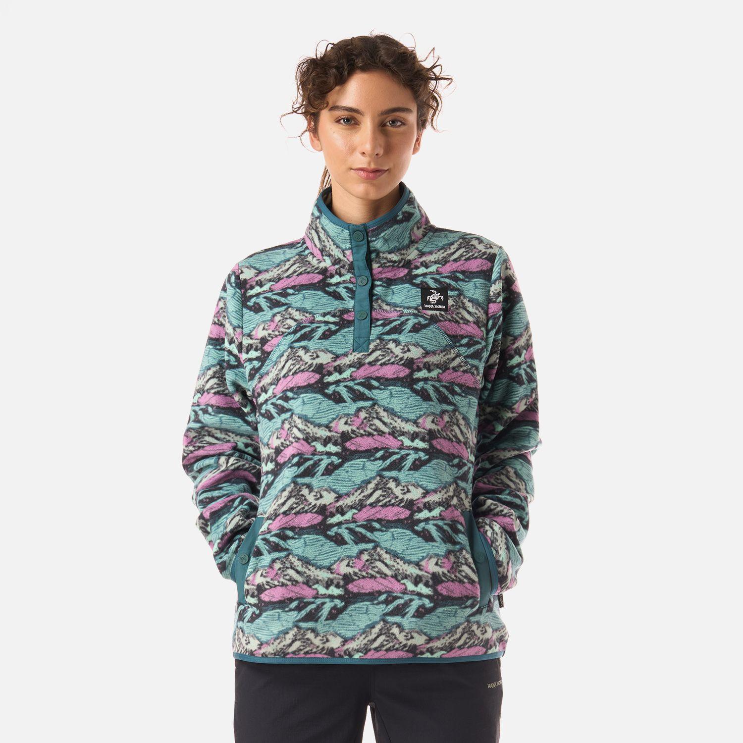 Polar Mujer Tokerau Print Petroleo Haka Honu V26-0