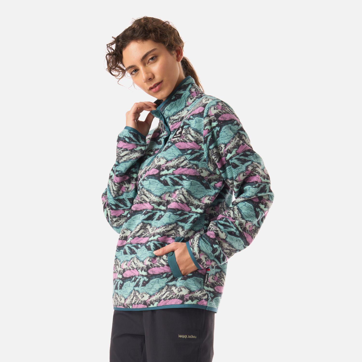 Polar Mujer Tokerau Print Petroleo Haka Honu V26-1