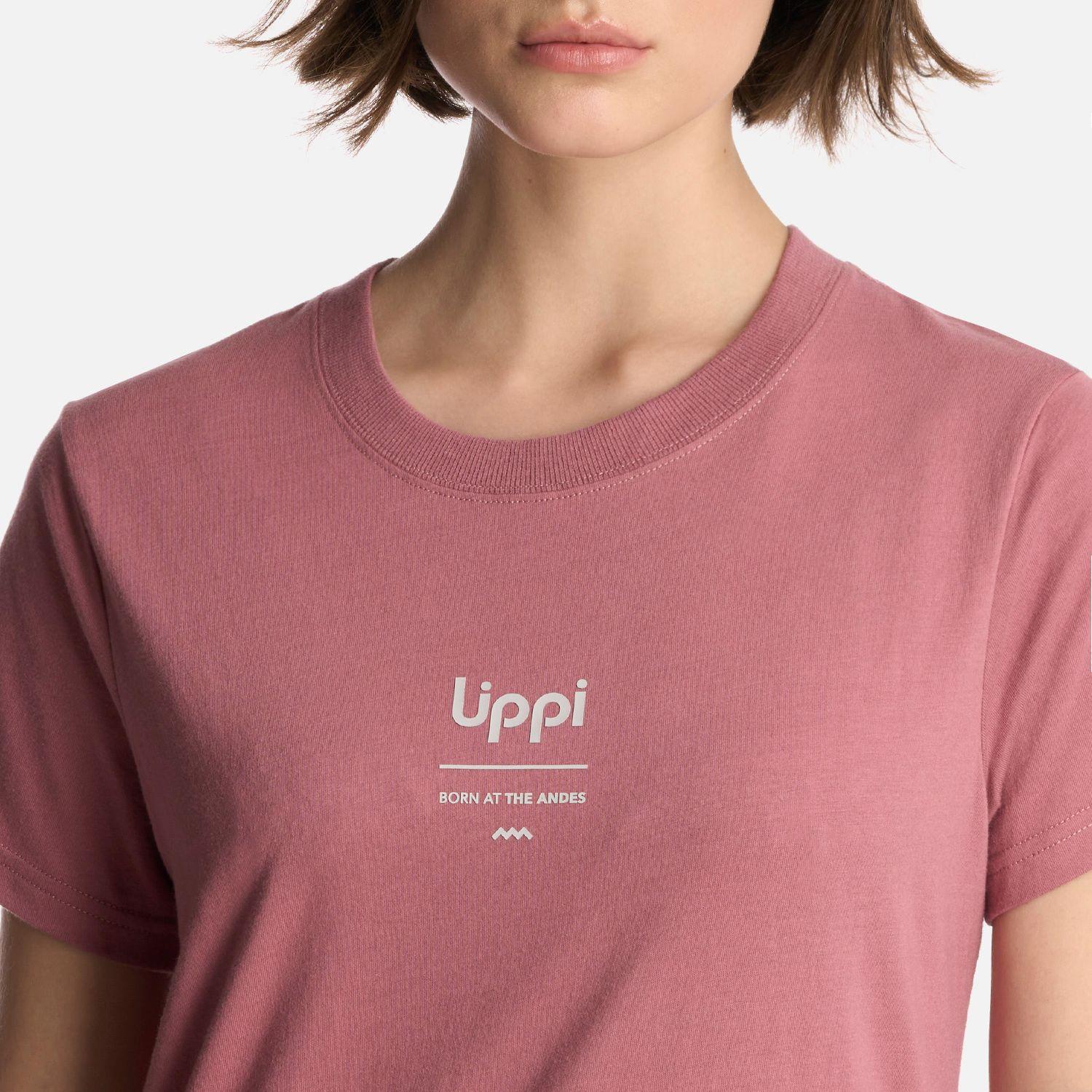 Polera Mujer Ulmo Mid Point T-Shirt Rosa Oscuro Lippi-3