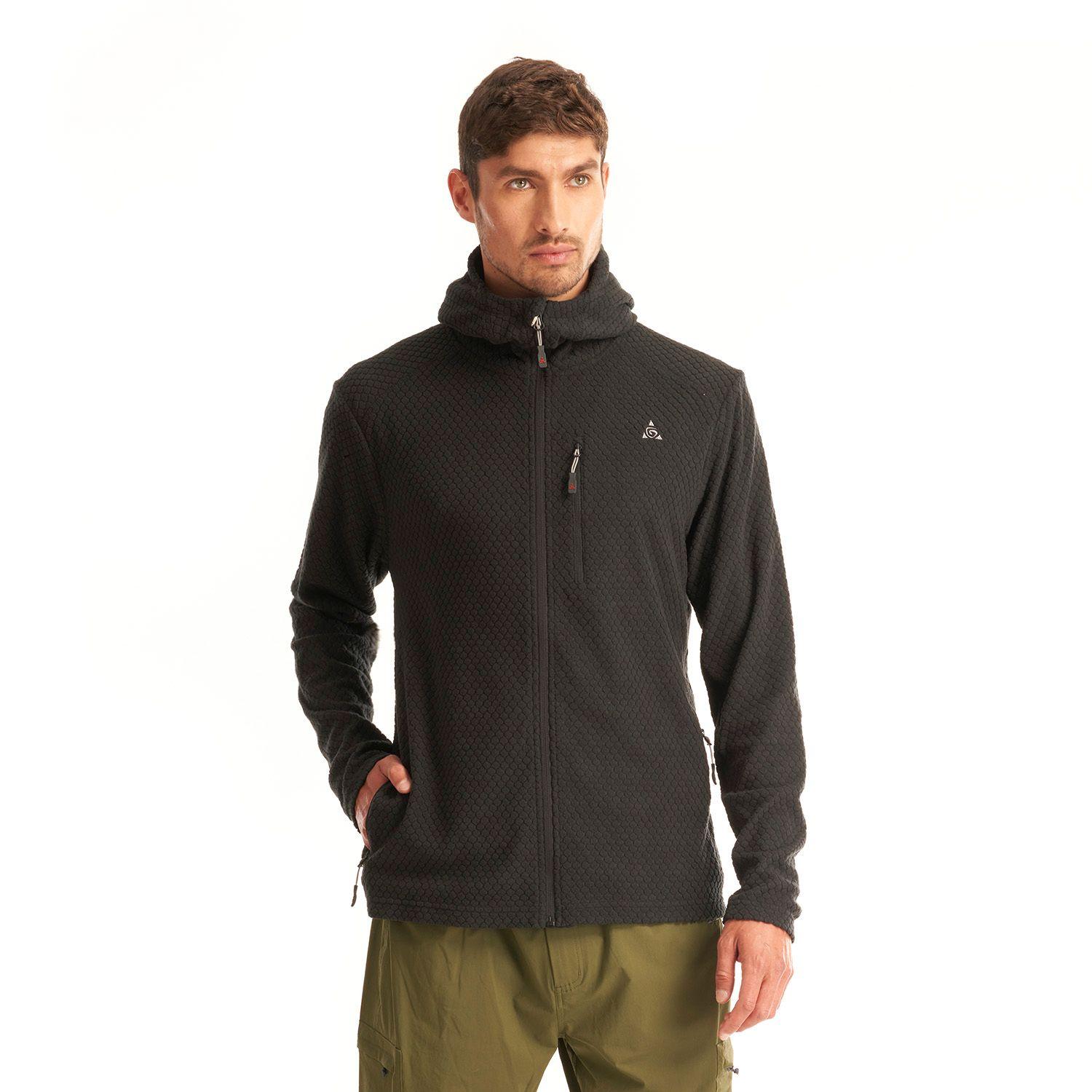 Poleron Hombre Secoya Hoody Negro Geography-1