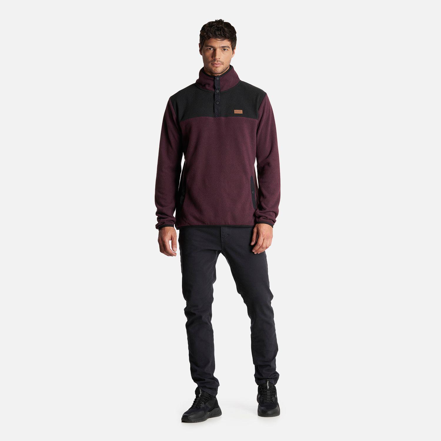 Poleron Hombre Tokerau Morado Haka Honu-6