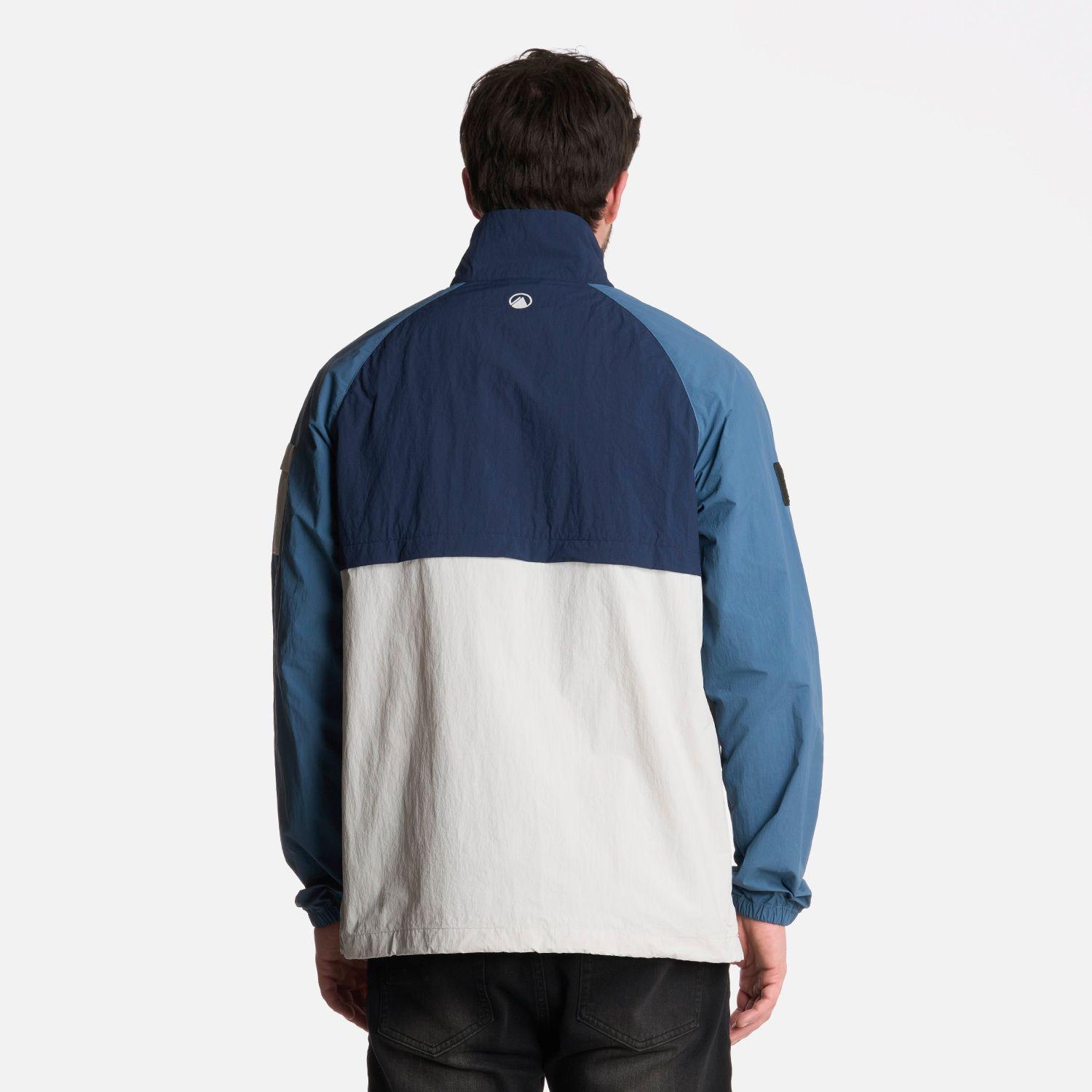 Chaqueta Hombre WindCity WindBreaker 1/4 Zip Azul Lippi-2