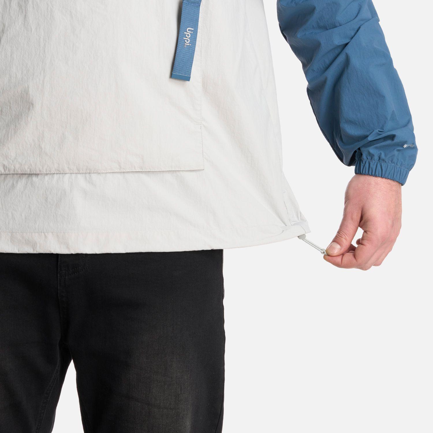Chaqueta Hombre WindCity WindBreaker 1/4 Zip Azul Lippi-7