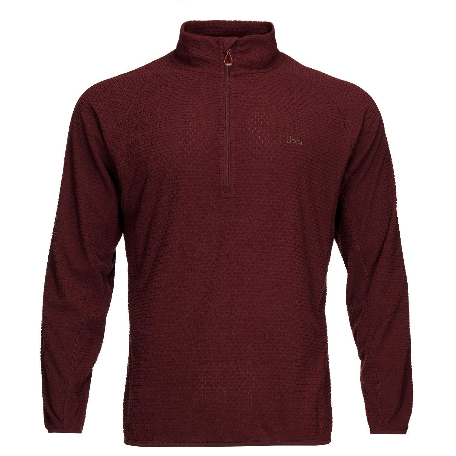 Poleron Hombre Jacaranda Nano-F 14 Zip Vino Lippi V23-0
