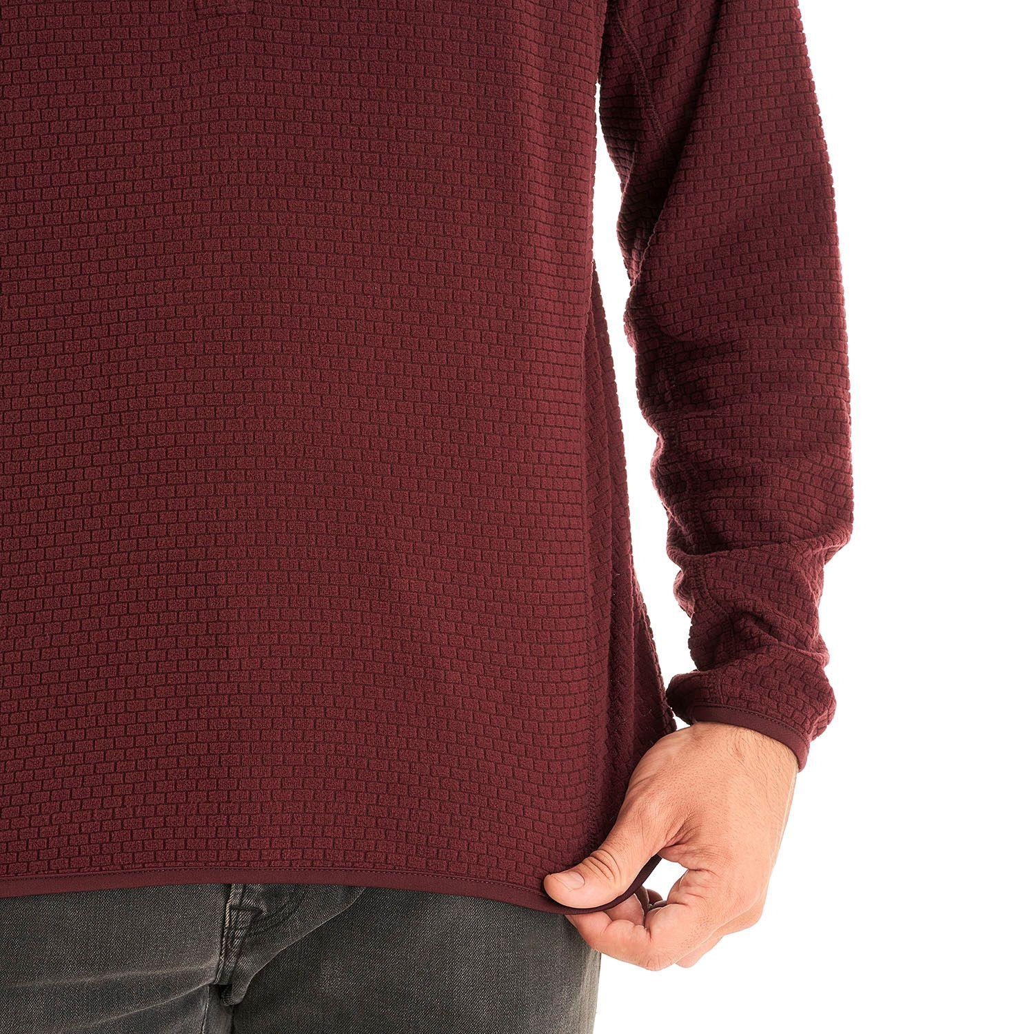 Poleron Hombre Jacaranda Nano-F 14 Zip Vino Lippi V23-7