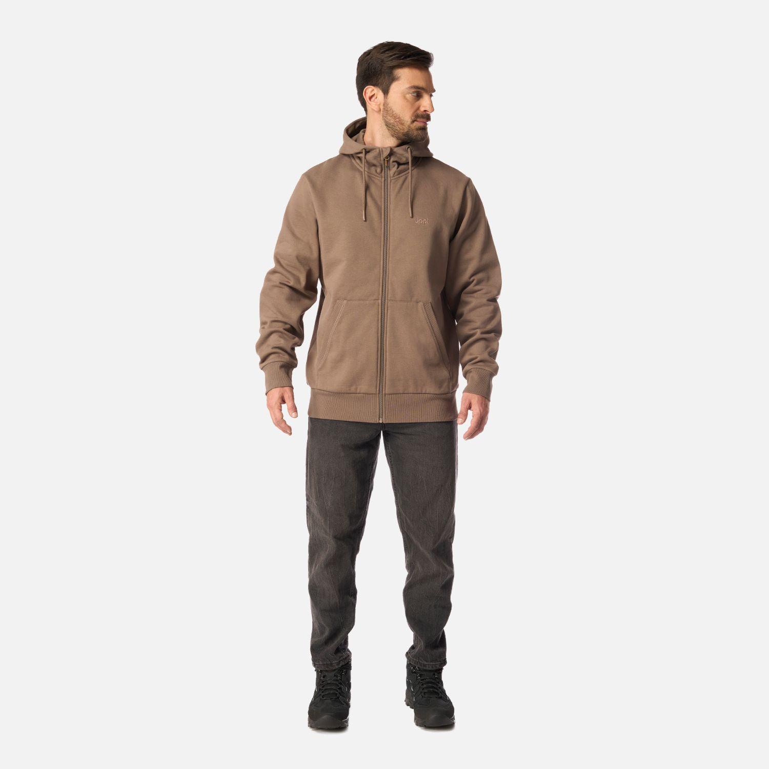 Polerón Hombre Ulmo Full Zip Hoody Sweatshirt Cafe Lippi I26-5