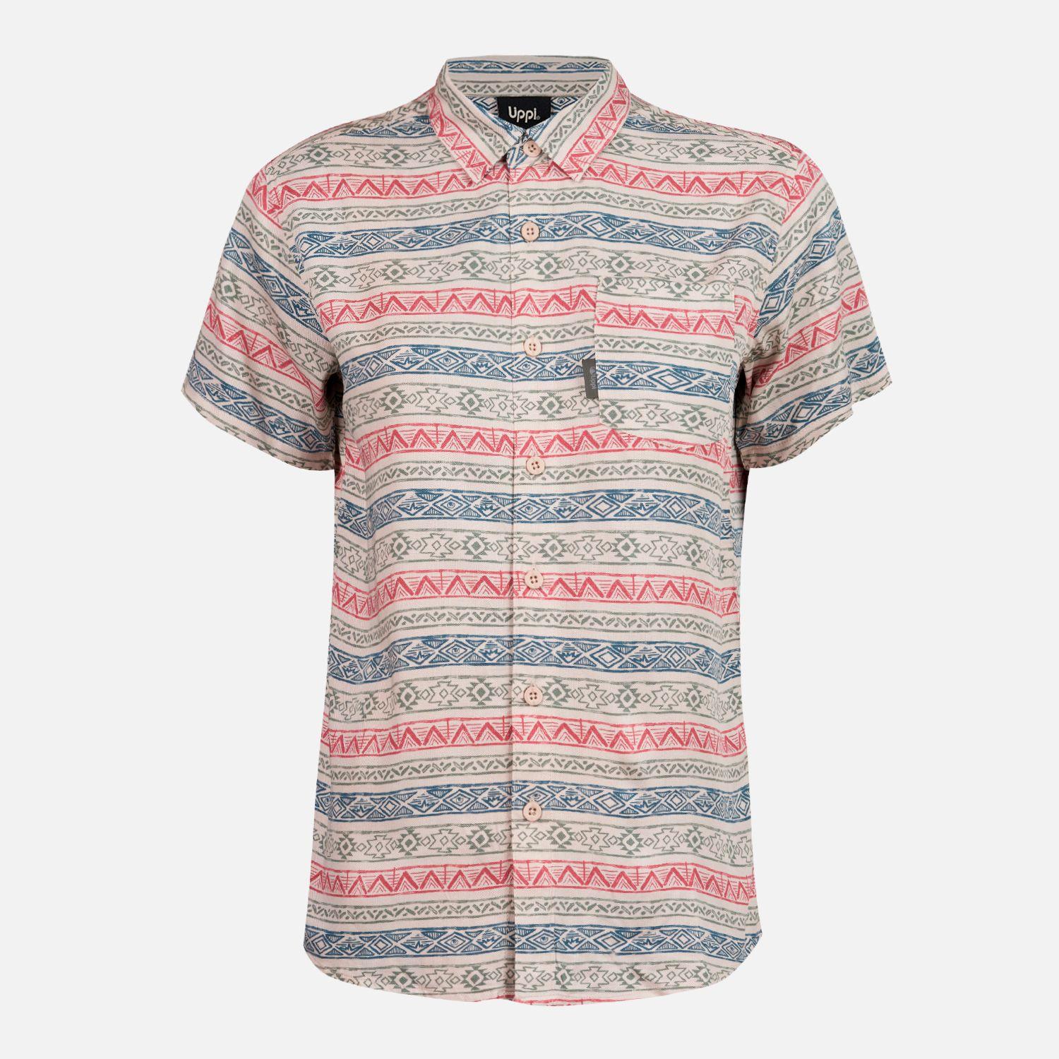 Camisa Teen Boy Cliff Shirt Print Crudo Lippi-0