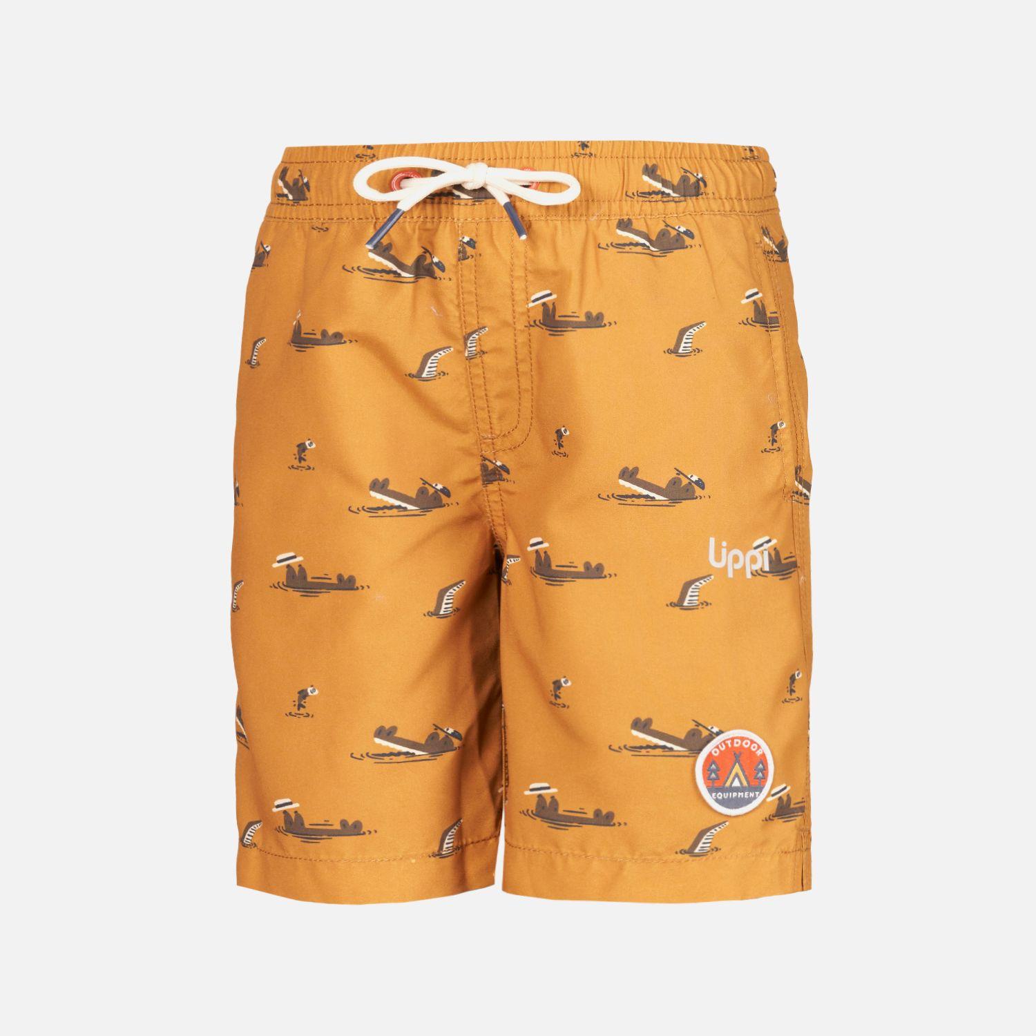 Traje de Baño Niño Aqua Swimwear Print Mostaza Lippi-0