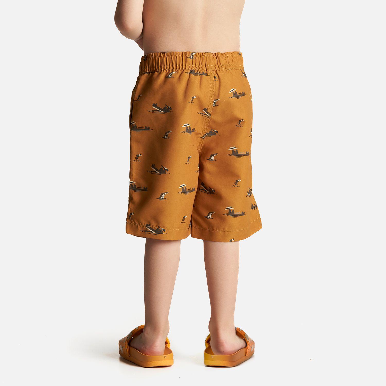 Traje de Baño Niño Aqua Swimwear Print Mostaza Lippi-2