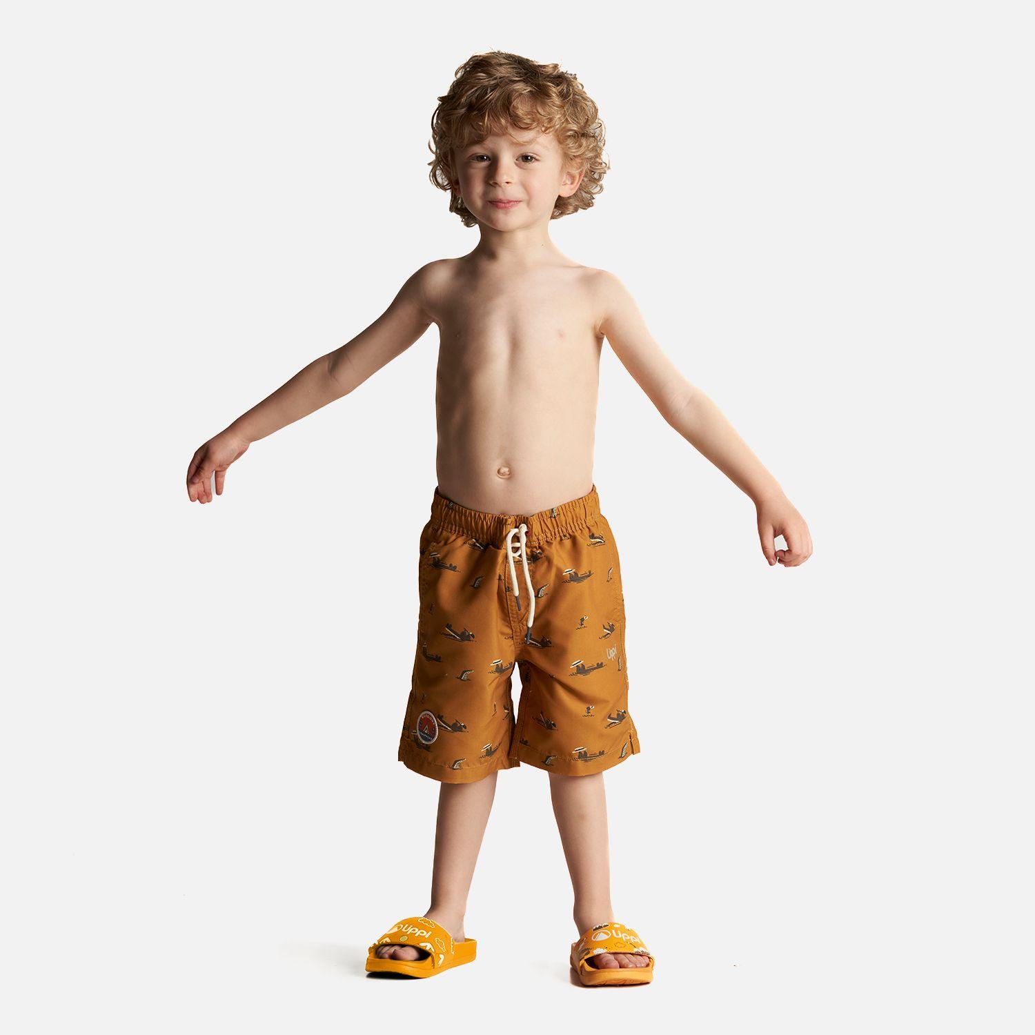 Traje de Baño Niño Aqua Swimwear Print Mostaza Lippi-3