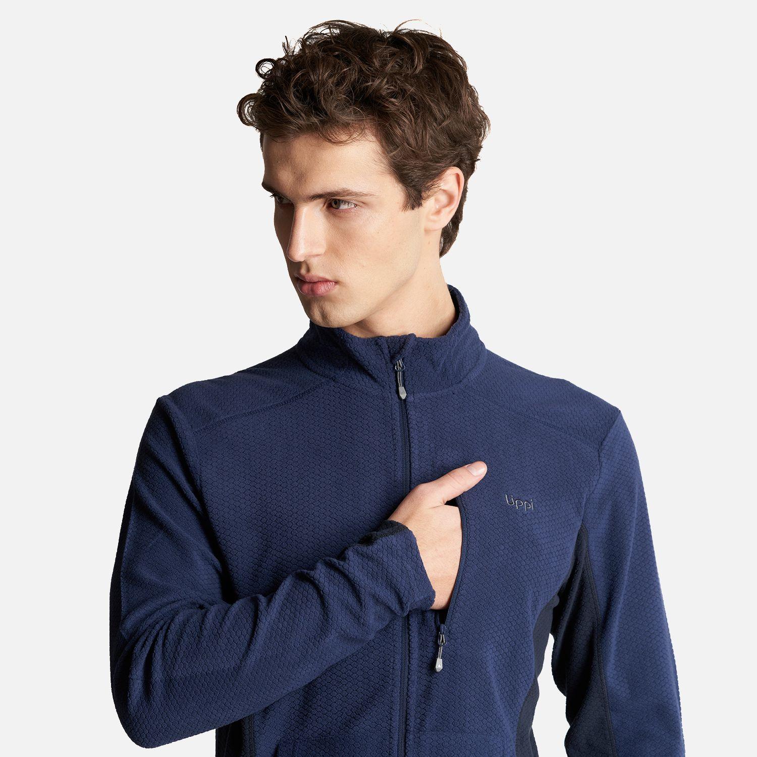 Poleron Hombre Numan Nano-F Jacket Azul Oscuro Lippi-4