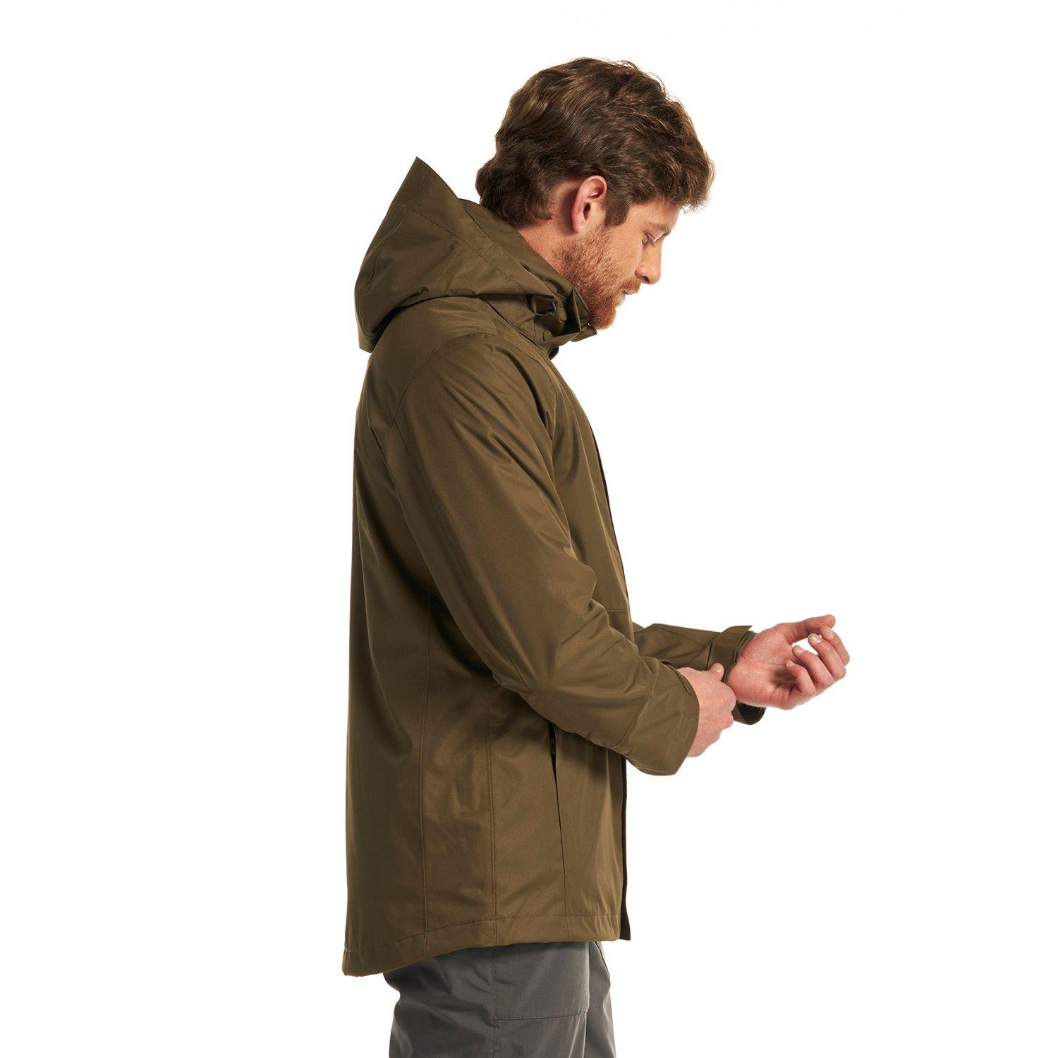 Chaqueta Hombre Tres Cruces Fusion-3 Hoody Jacket Oliva OscuroAzul Piedra Lippi-2