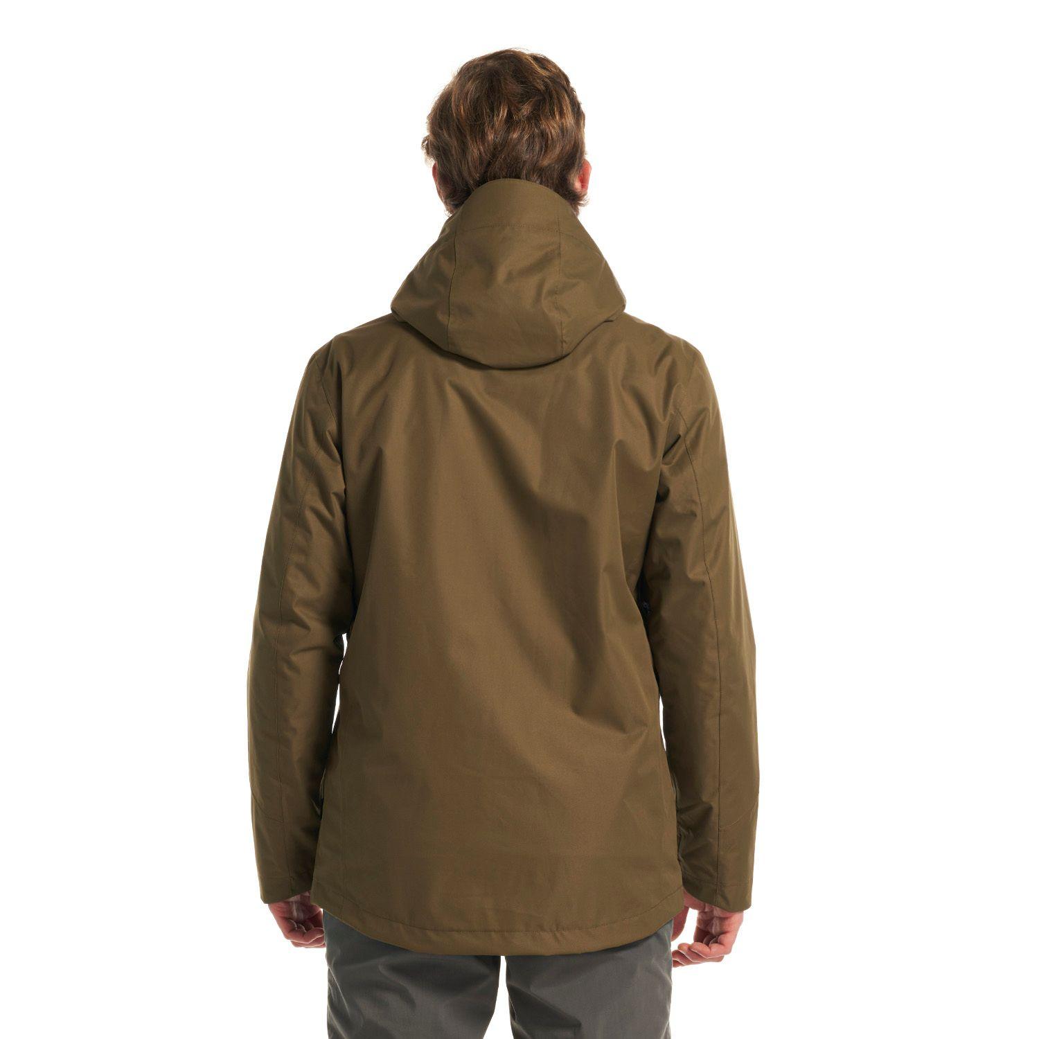 Chaqueta Hombre Tres Cruces Fusion-3 Hoody Jacket Oliva OscuroAzul Piedra Lippi-4