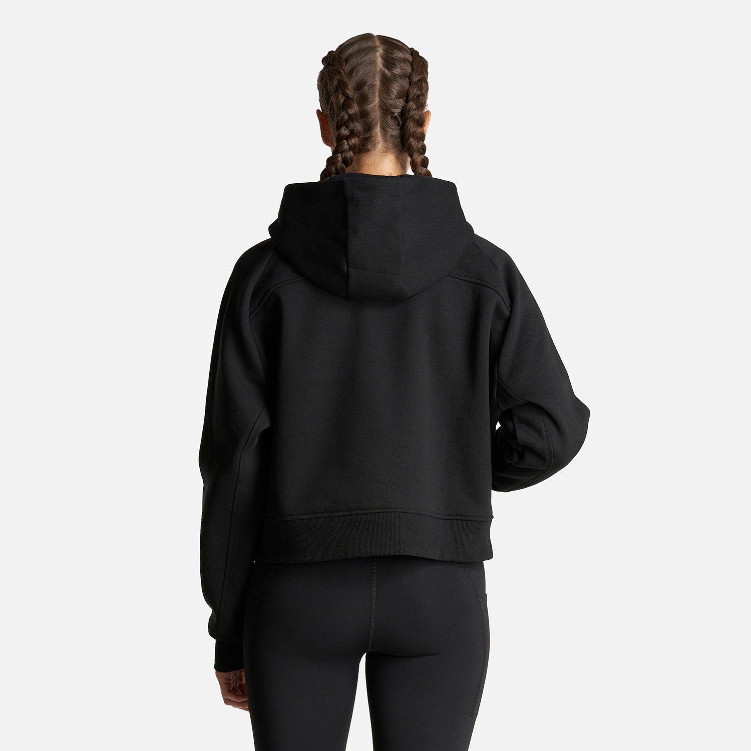 Poleron Mujer Heavy Duty Hoody Sweatshirt Negro Lippi I23-4