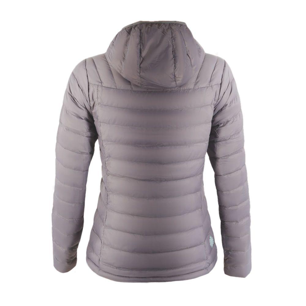 Chaqueta Mujer Bazpur Down Jacket Gris Oscuro Lippi-1