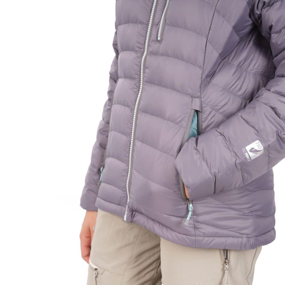 Chaqueta Mujer Bazpur Down Jacket Gris Oscuro Lippi-4