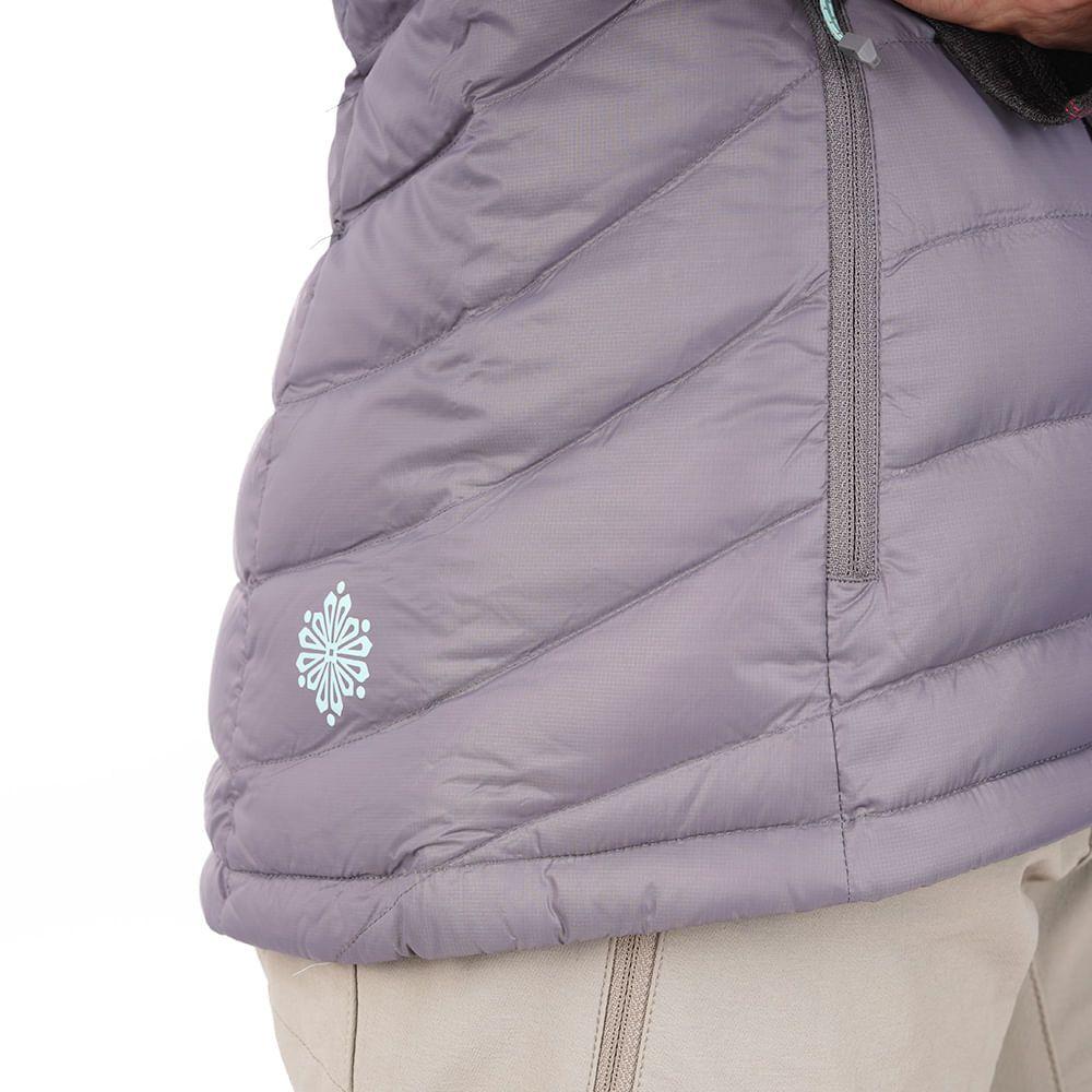 Chaqueta Mujer Bazpur Down Jacket Gris Oscuro Lippi-5