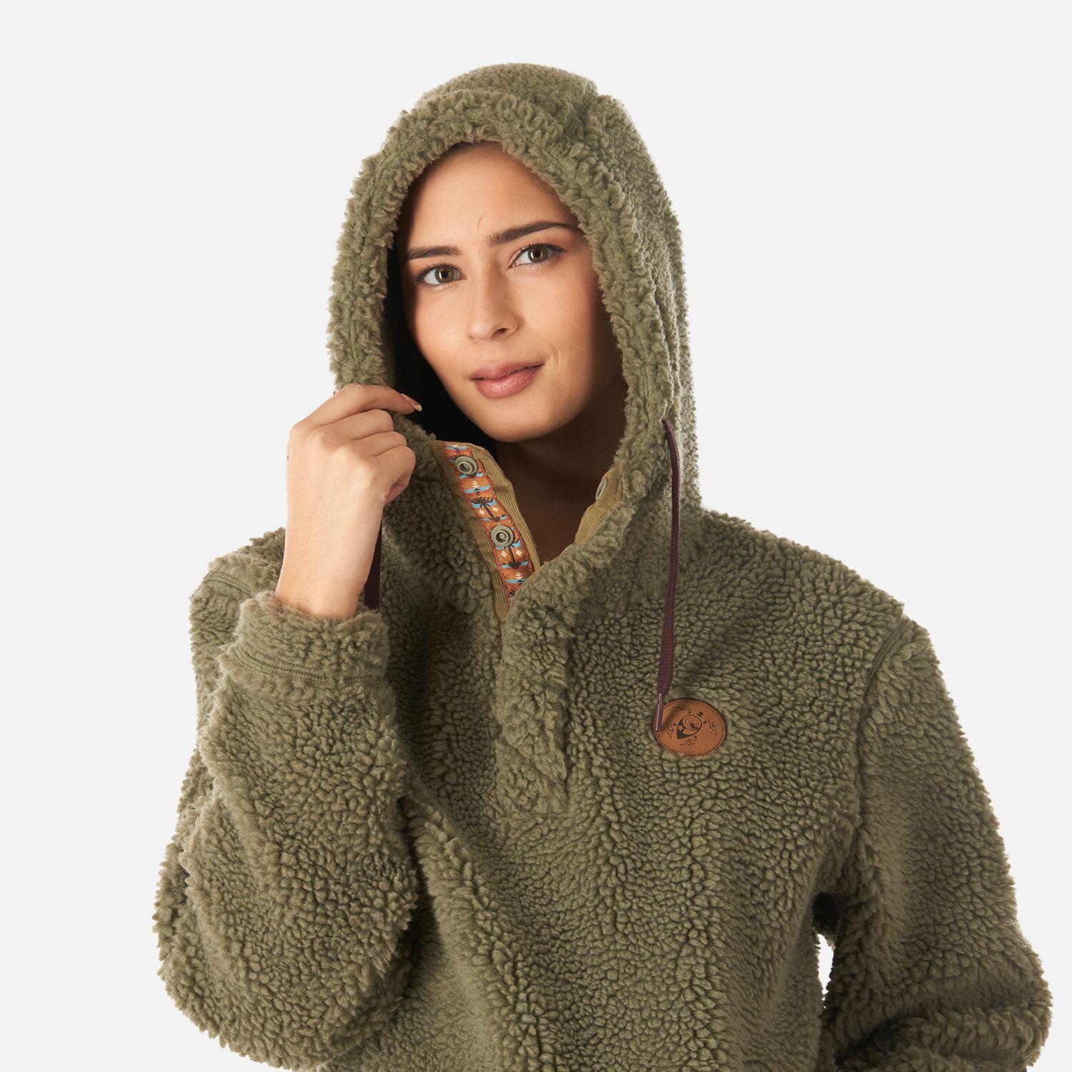 Poleron Mujer Chi-porrito Oliva Haka Honu-4