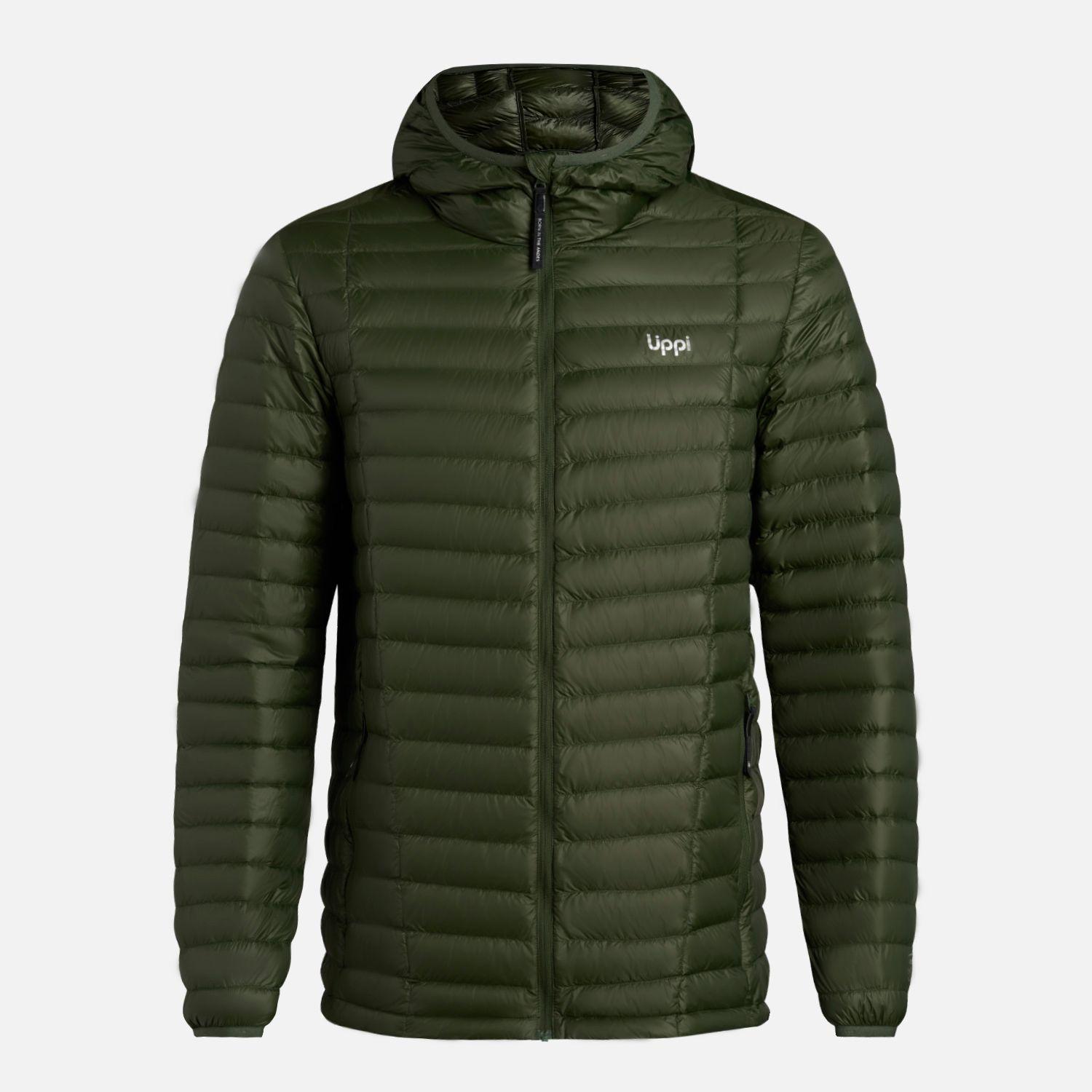 Chaqueta Hombre Peak Down Hoody Jacket Verde Militar Lippi-8
