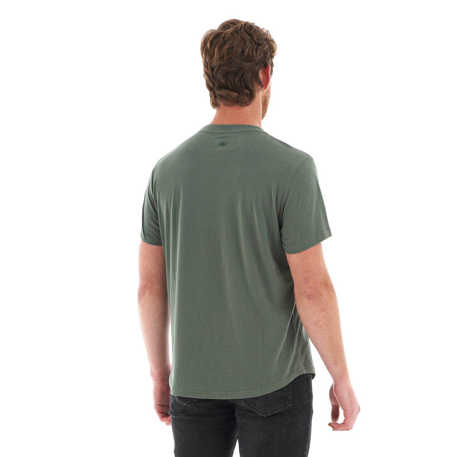 Polera Hombre Ulmo Cotton UV-Stop T-Shirt Verde Grisaceo Lippi-4