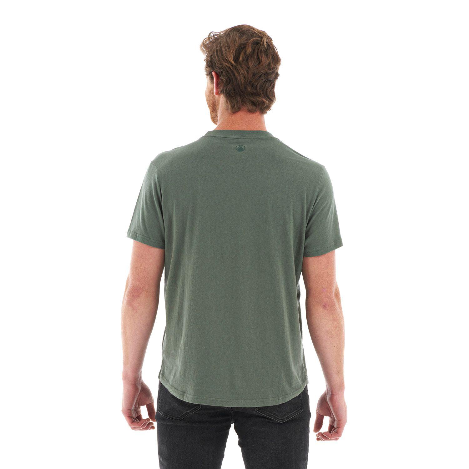 Polera Hombre Ulmo Cotton UV-Stop T-Shirt Verde Grisaceo Lippi-5