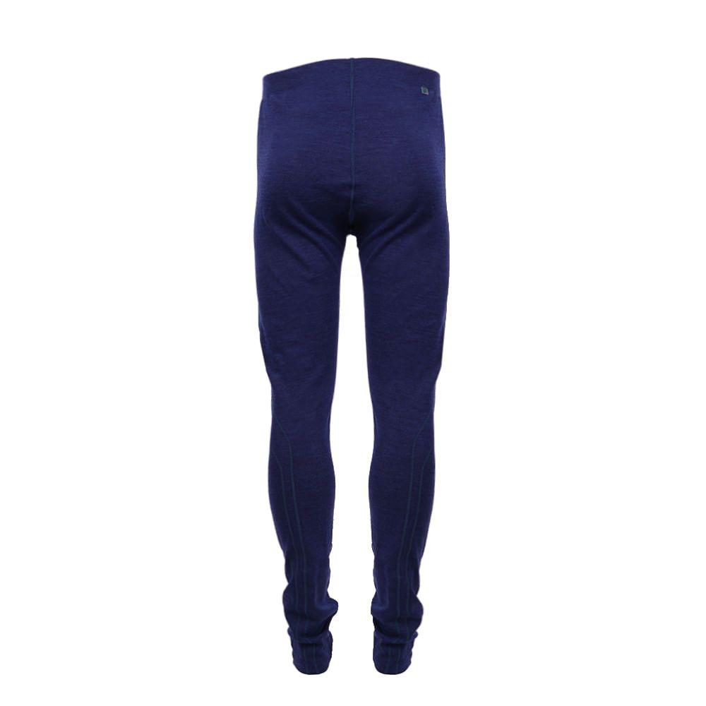 Primera Capa Hombre Skintec 3000 Merino Bottom Melange Azul Lippi-1