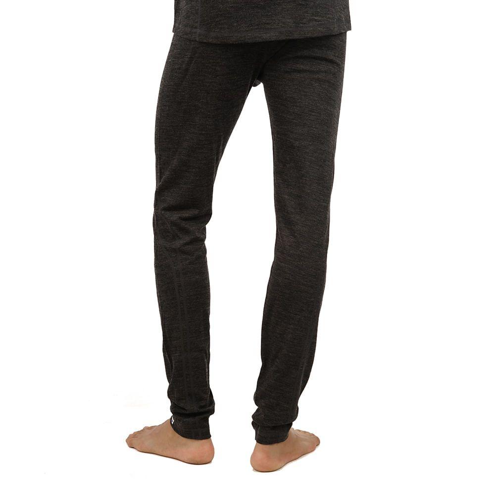 Primera Capa Hombre Skintec 3000 Merino Bottom Melange Azul Lippi-3