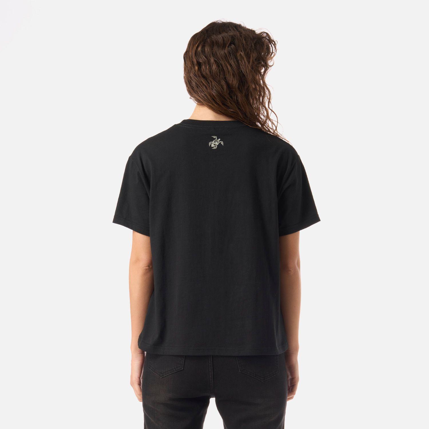 Polera Mujer Polo Negro Haka Honu V26-2