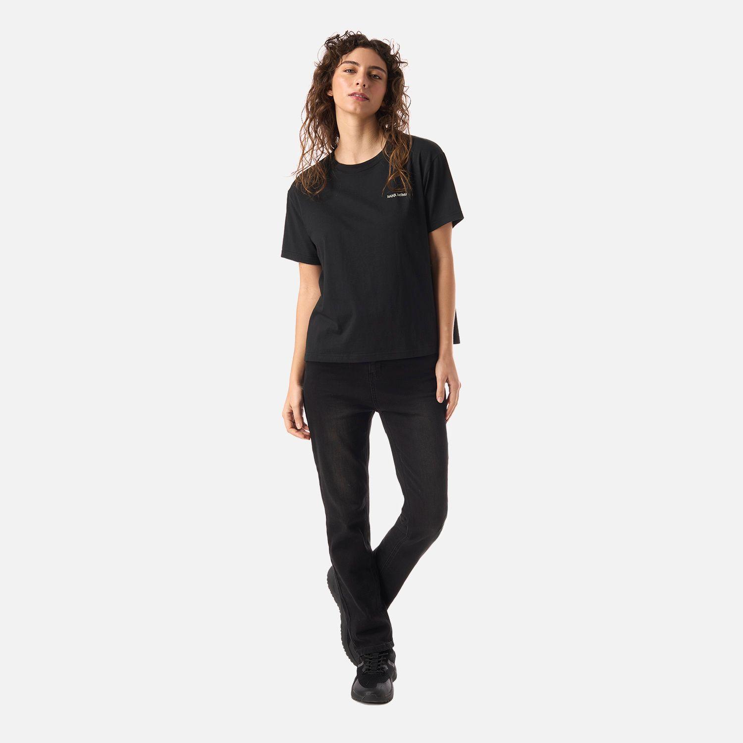 Polera Mujer Polo Negro Haka Honu V26-4