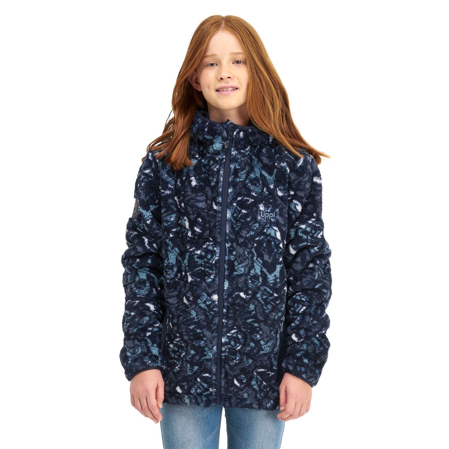 Chaqueta Teen Girl Cross Nano-F Shaggy Jacket Print Azul Marino Lippi-1