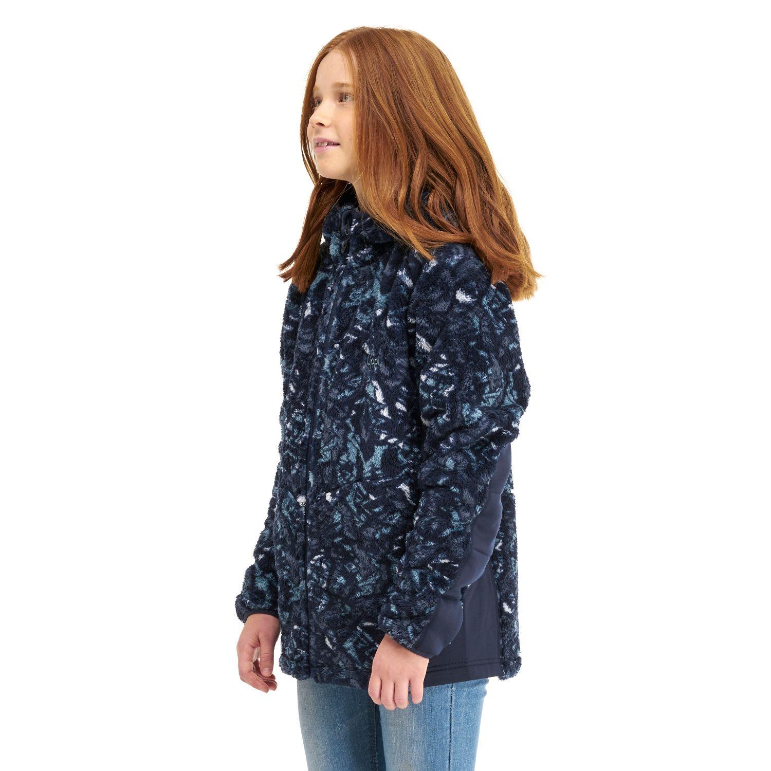 Chaqueta Teen Girl Cross Nano-F Shaggy Jacket Print Azul Marino Lippi-3