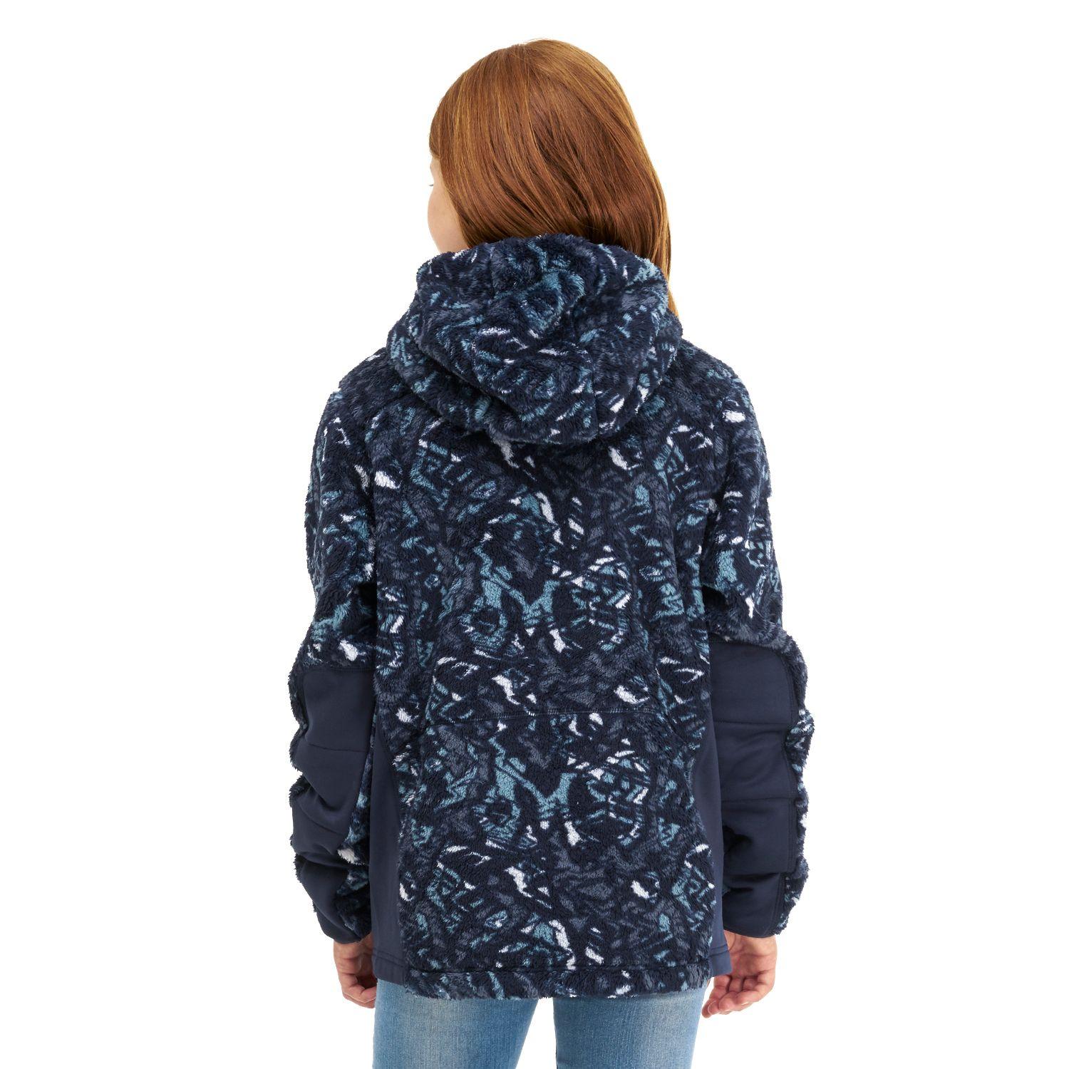 Chaqueta Teen Girl Cross Nano-F Shaggy Jacket Print Azul Marino Lippi-4