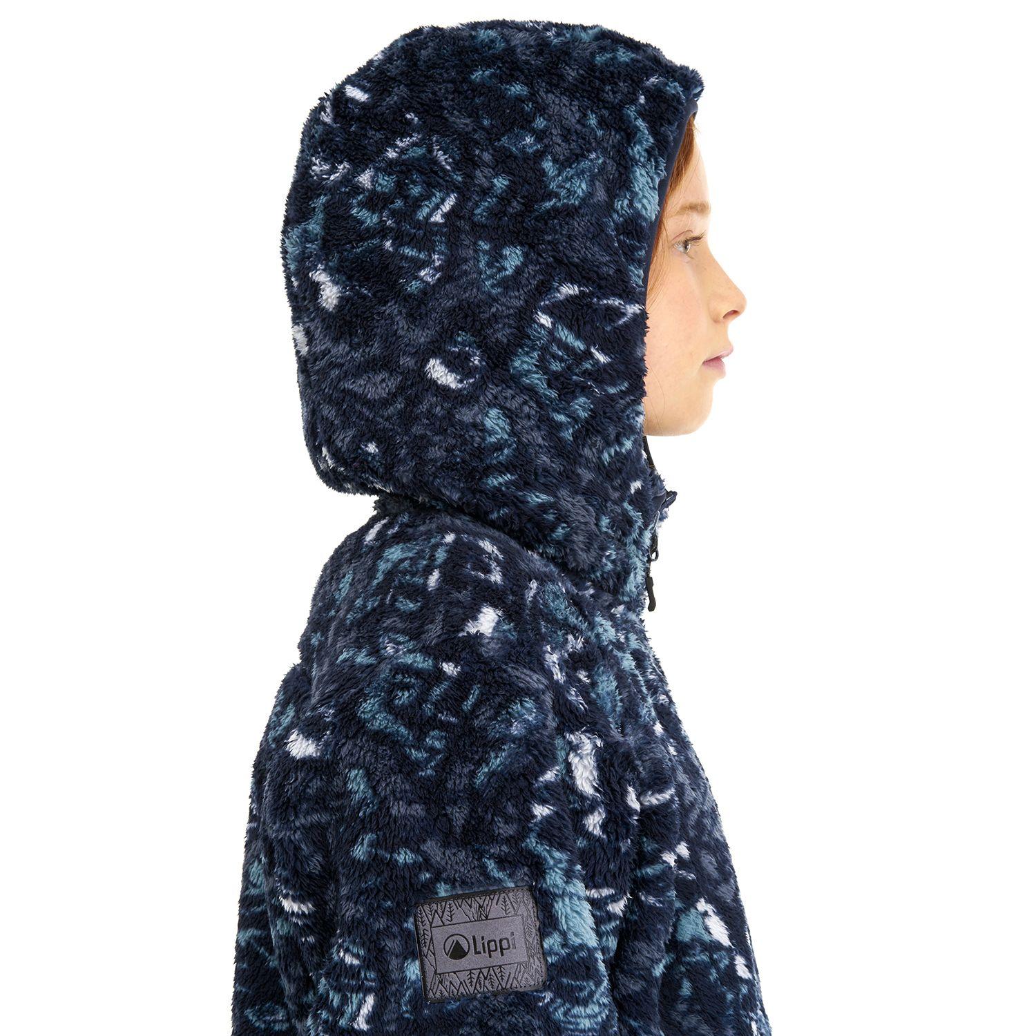 Chaqueta Teen Girl Cross Nano-F Shaggy Jacket Print Azul Marino Lippi-6