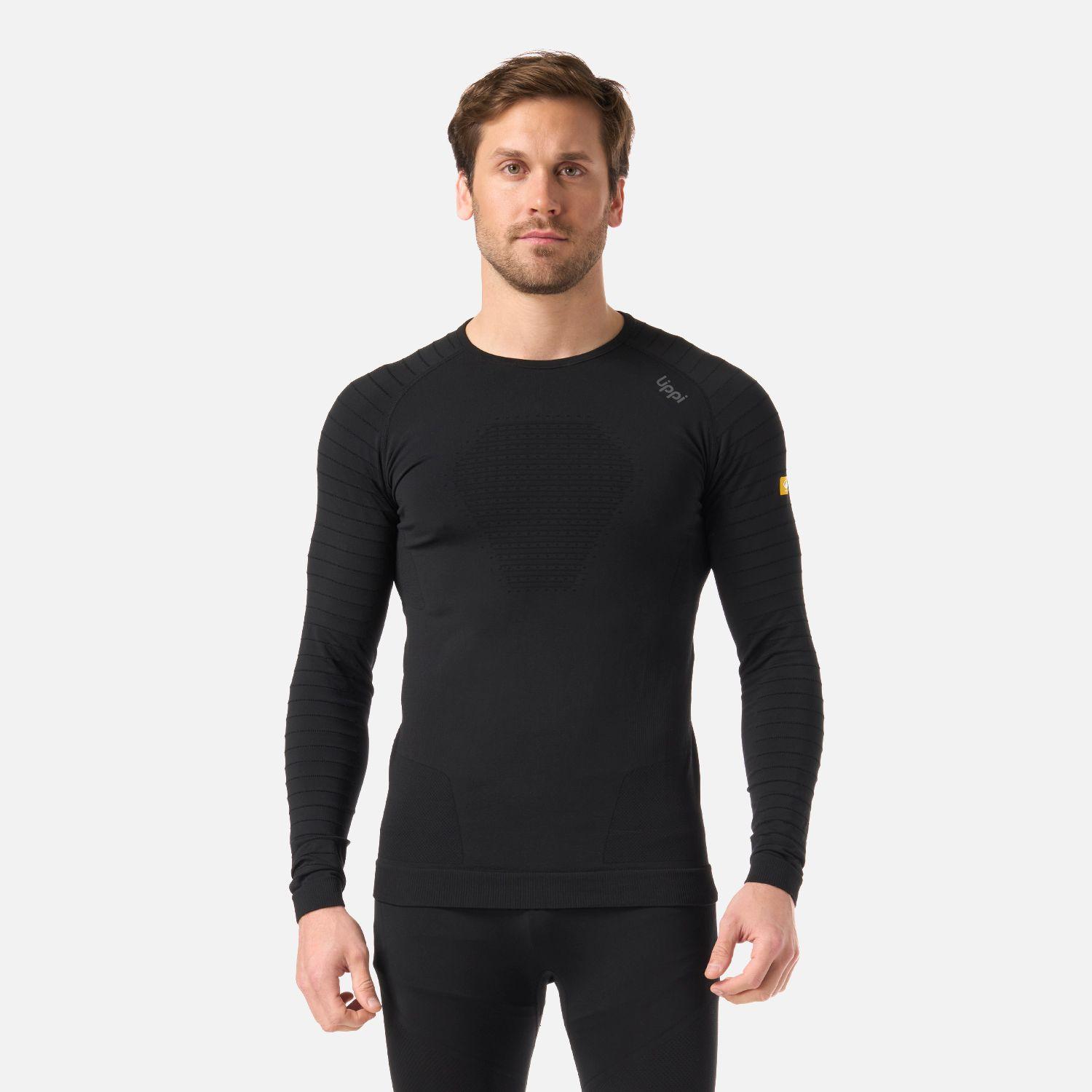 Primera Capa Hombre Skintec Active Warm Top Negro Lippi V26-0