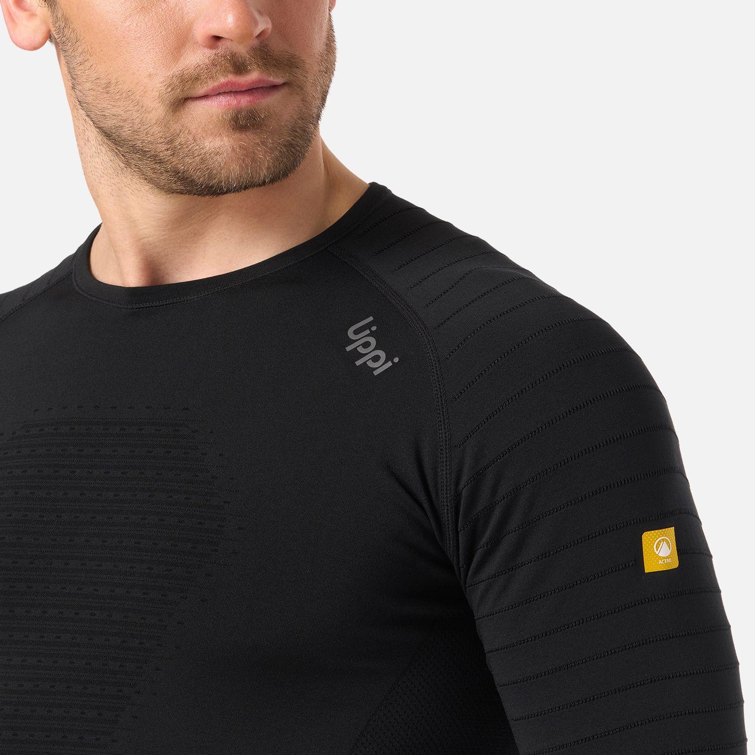 Primera Capa Hombre Skintec Active Warm Top Negro Lippi V26-4