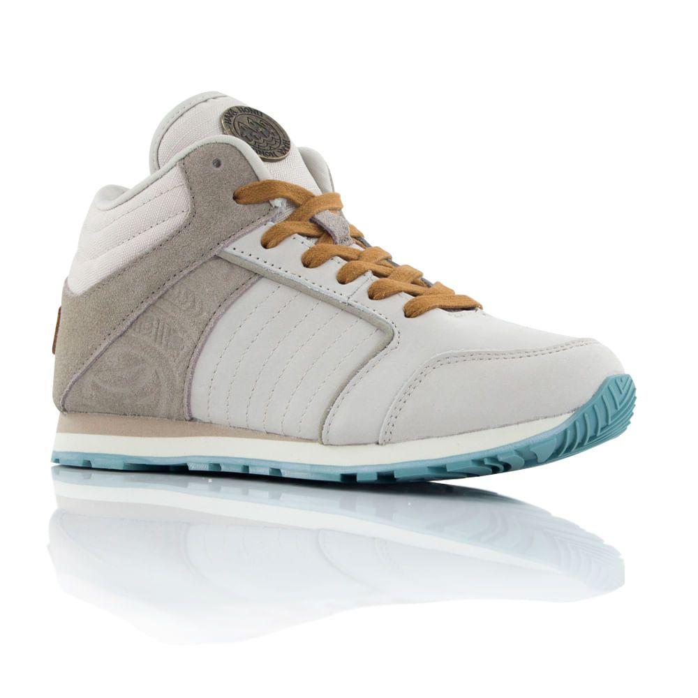Zapatilla Mujer Tangaroa Mid Gris Haka Honu-1