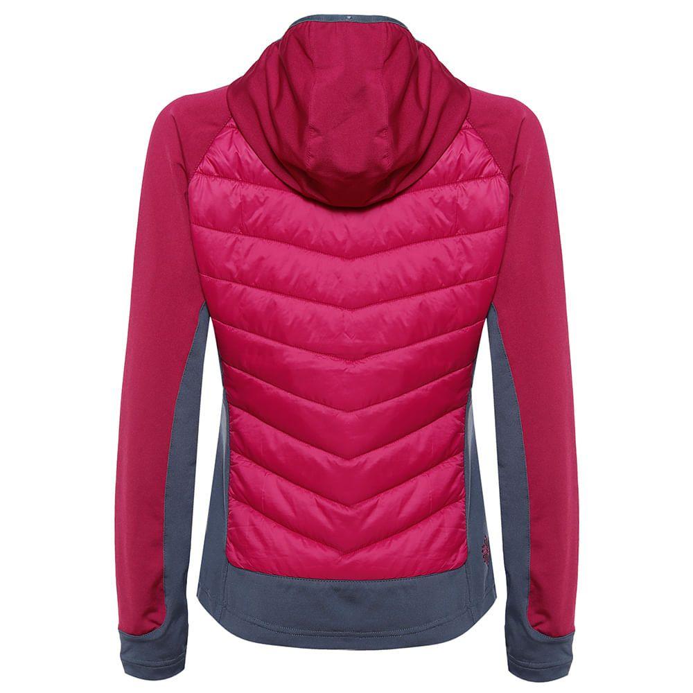 Chaqueta Mujer Steam-Pro Light Hoody Jacket Fucsia / Gris Oscuro Lippi-1