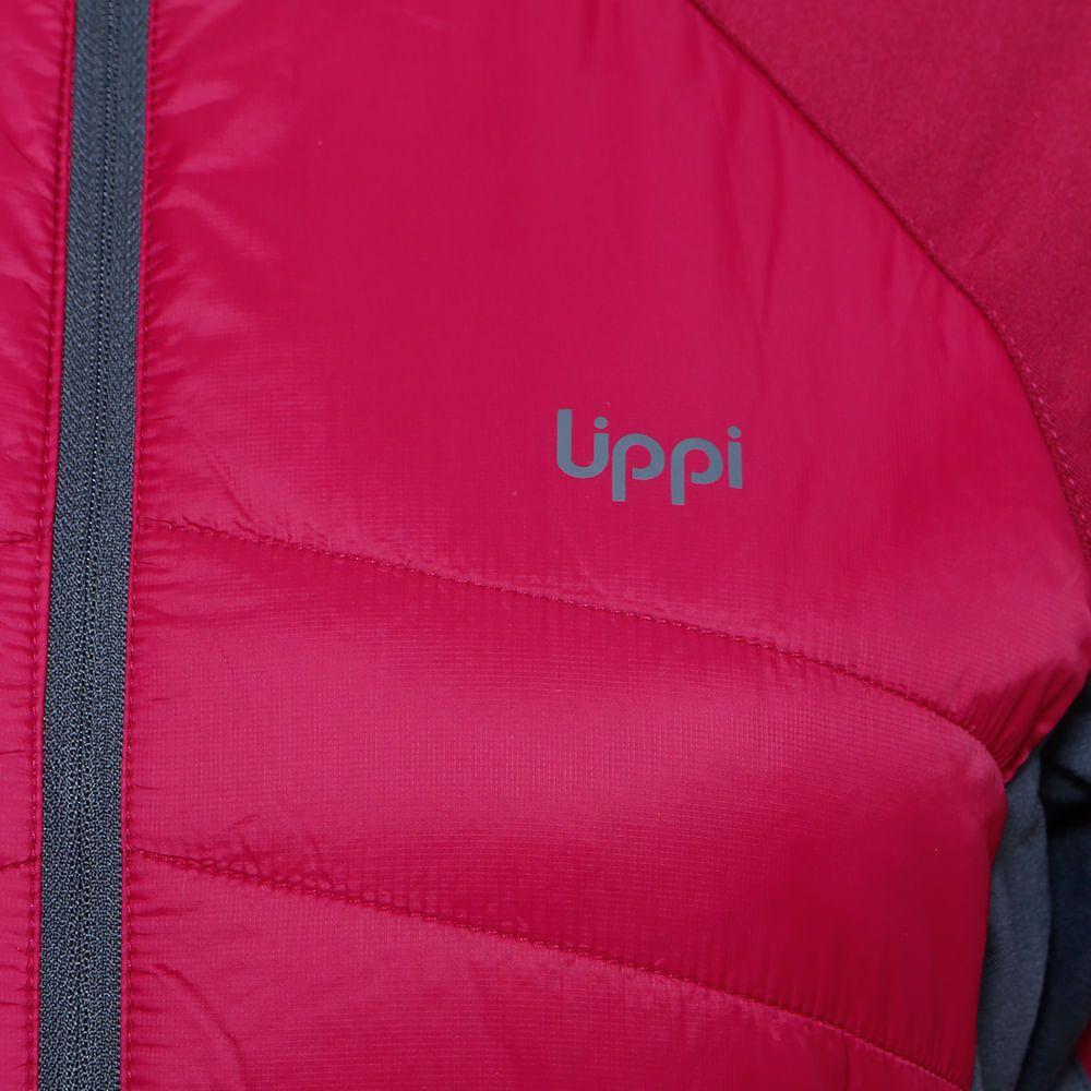 Chaqueta Mujer Steam-Pro Light Hoody Jacket Fucsia / Gris Oscuro Lippi-4