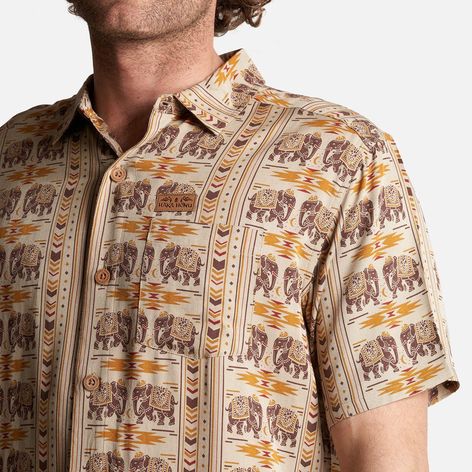 Camisa Hombre Good Karma Full Print Beige Haka Honu-4
