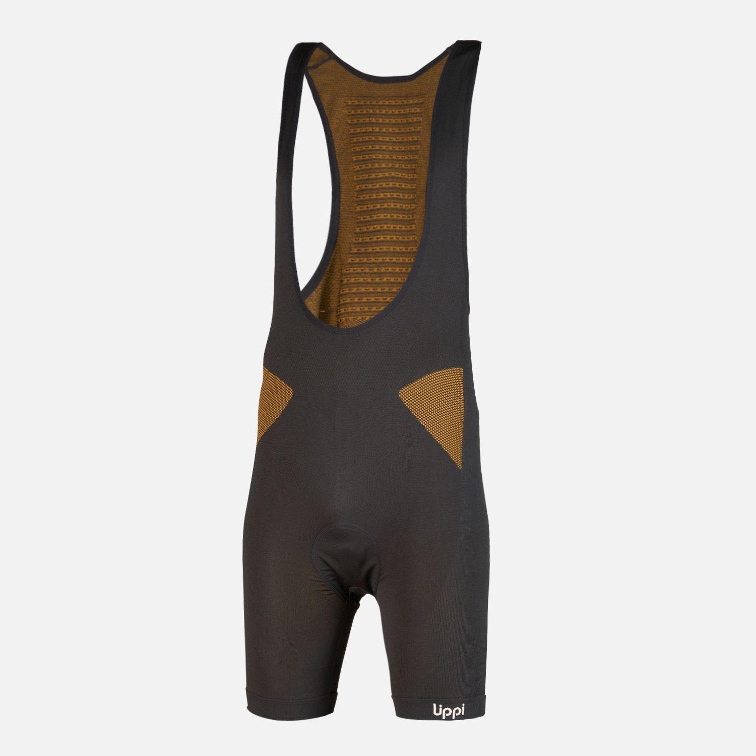 Calza Hombre 4 Bike Suit Seamless Short Grafito Lippi-0