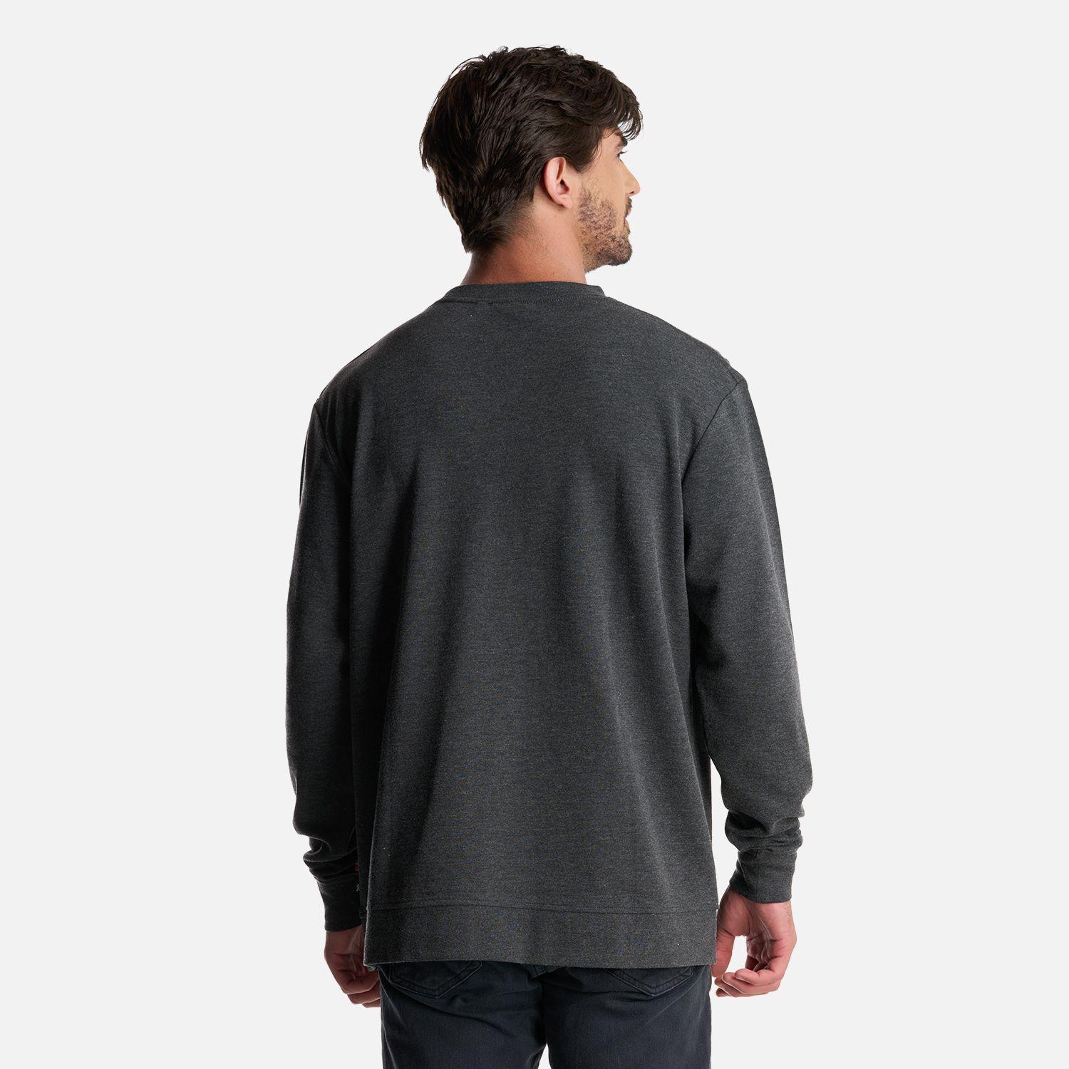 Poleron Hombre Peliculyon Melange Negro Haka Honu-3