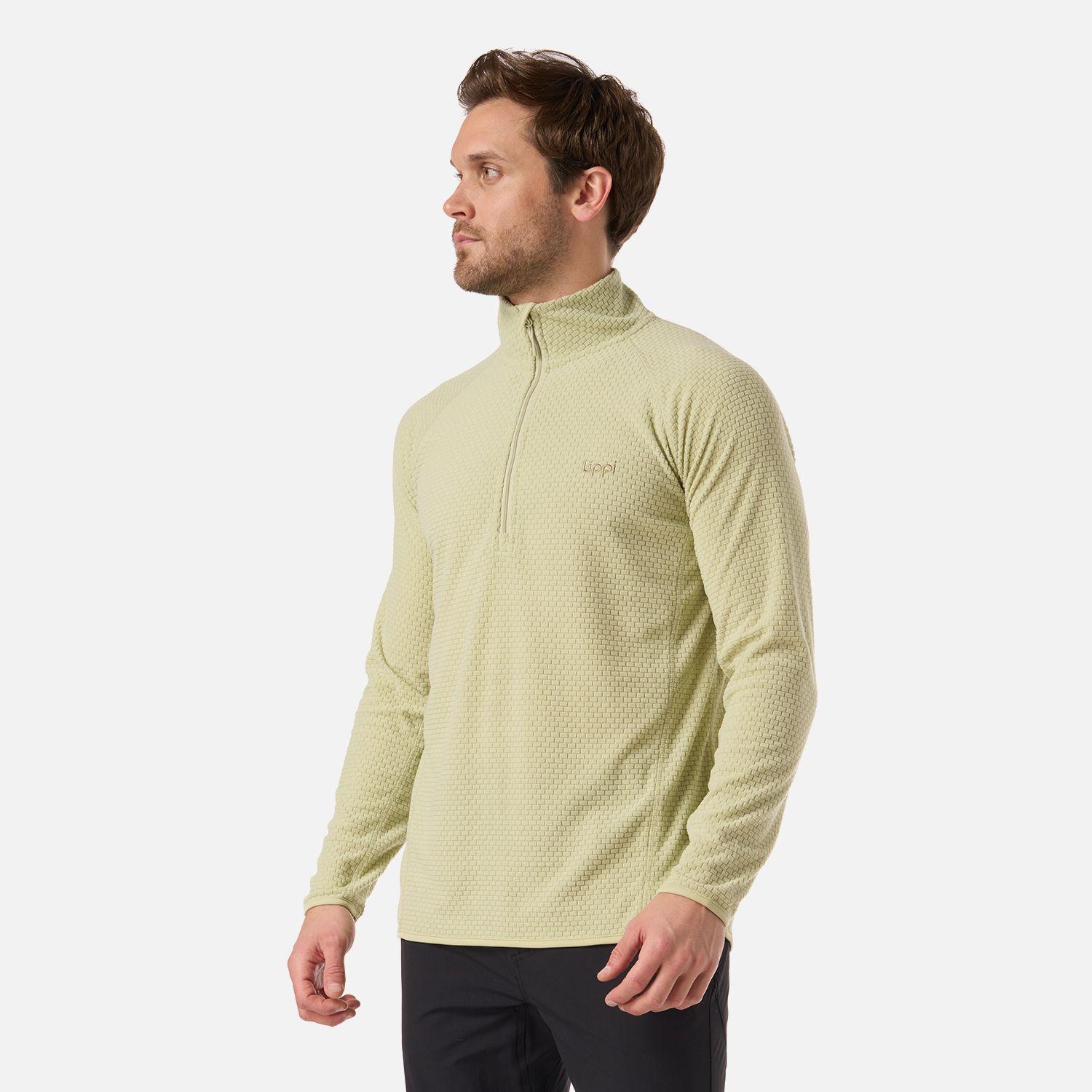 Polerón Hombre Jacaranda Nano-F 1/4 Zip Verde Manzana Lippi V26-1