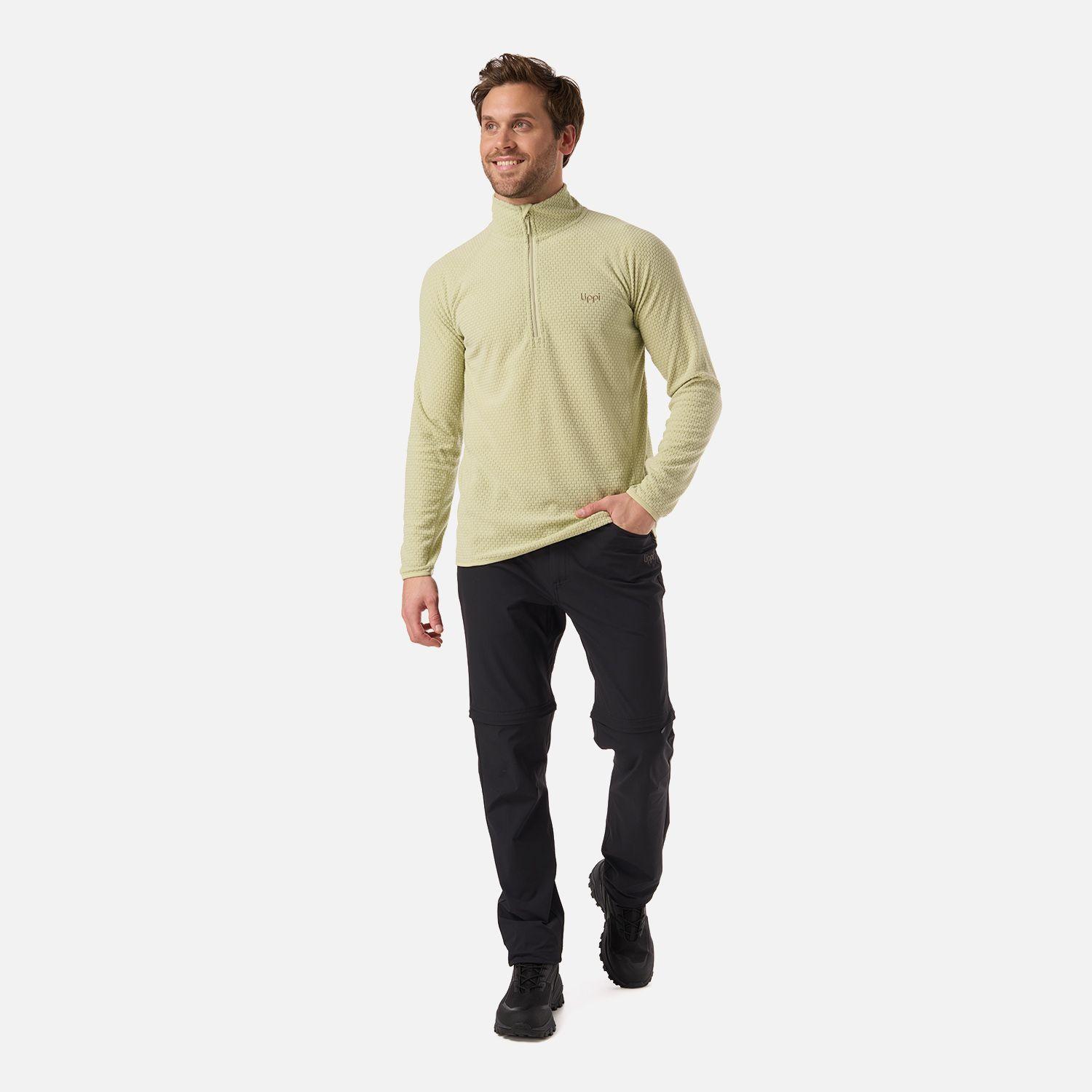 Polerón Hombre Jacaranda Nano-F 1/4 Zip Verde Manzana Lippi V26-4