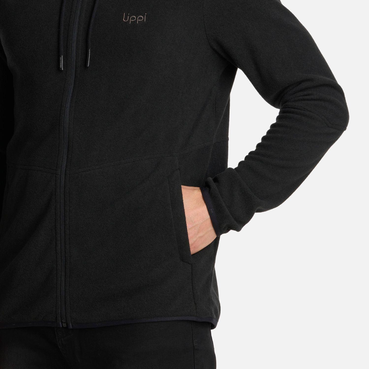 Polar Hombre Stripes Nano-F Full Zip Hoody Negro Lippi I25-4