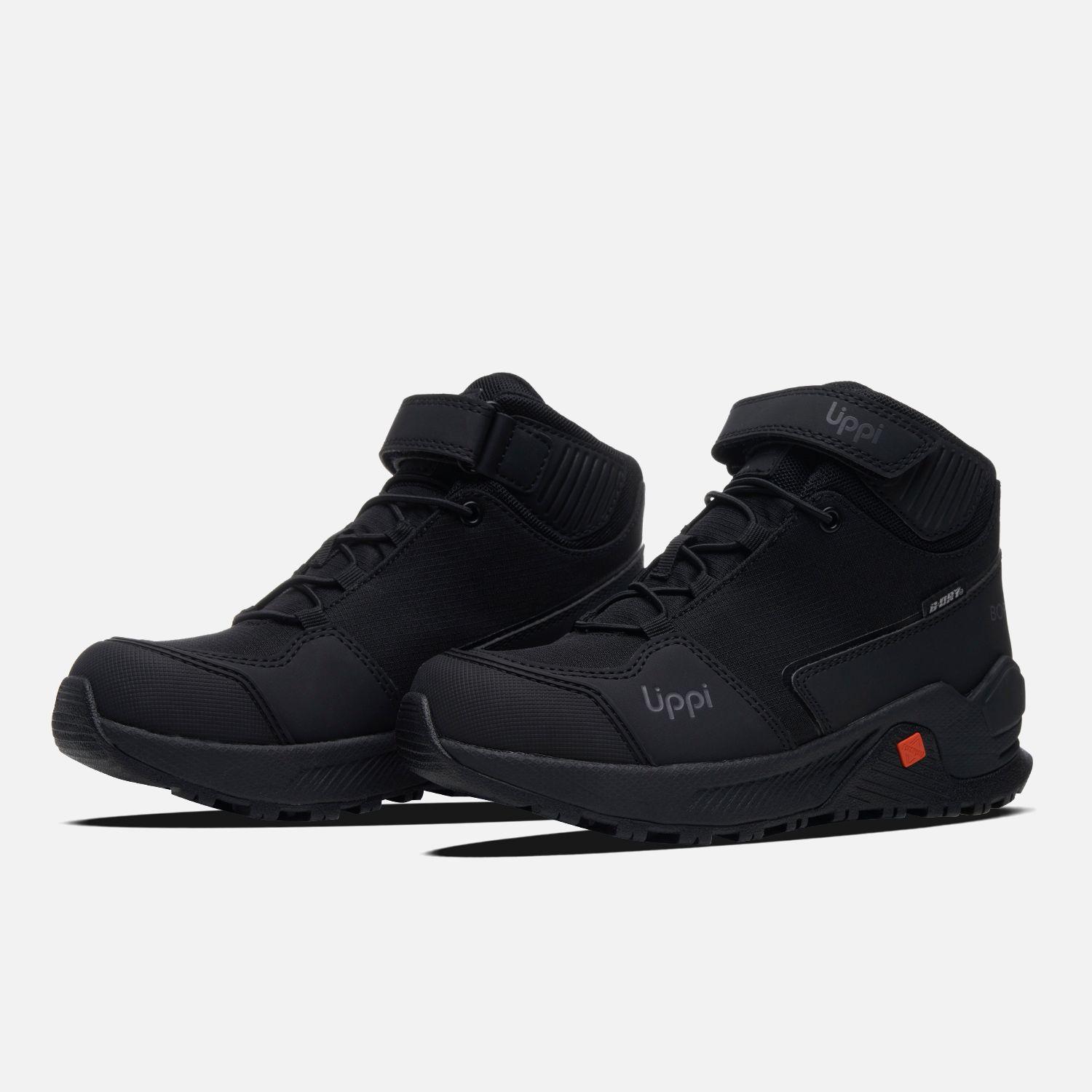 Zapatilla Unisex Motion Mid Kids B-dry Negro Lippi I26-3