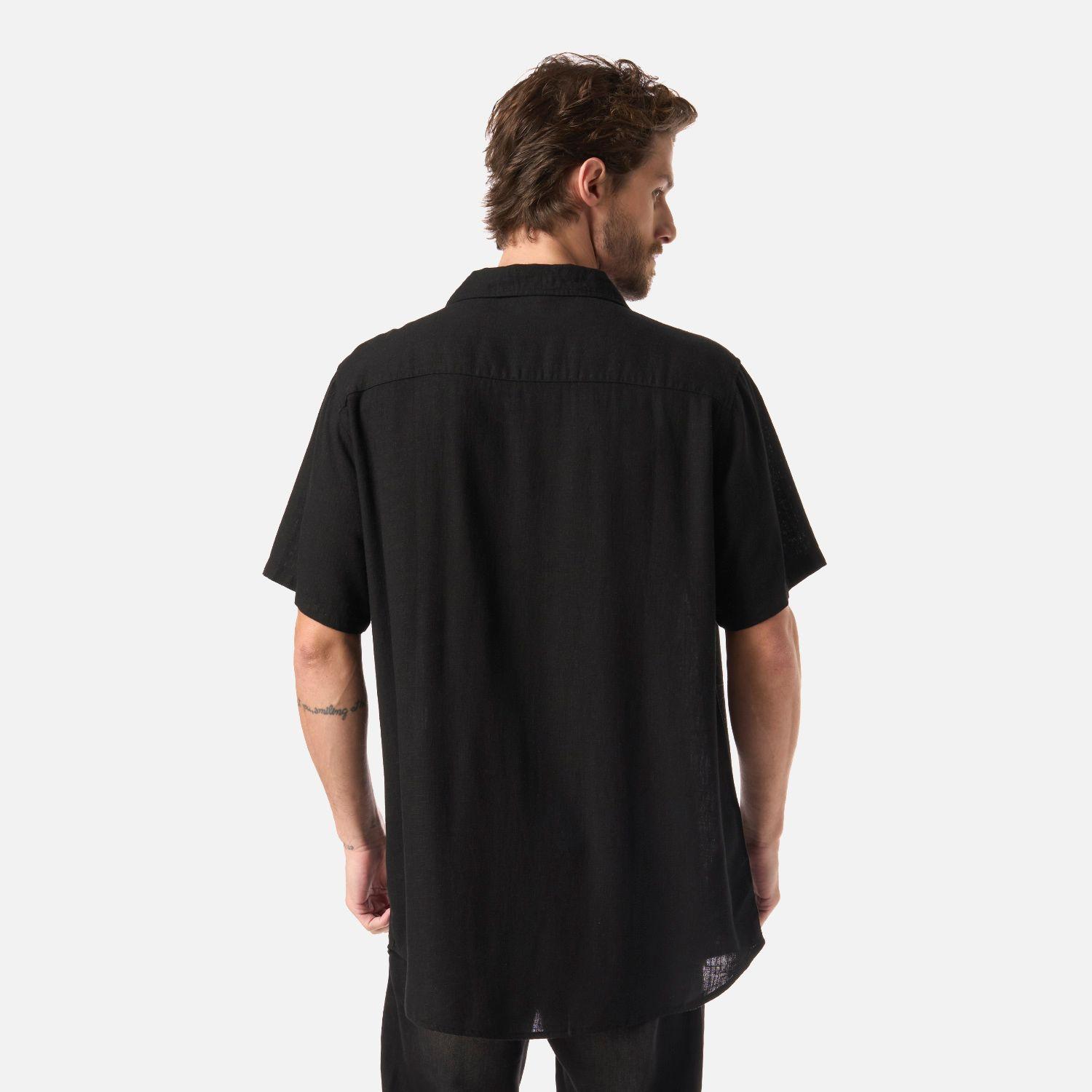 Camisa Hombre Linaje Negro Haka Honu V26-2
