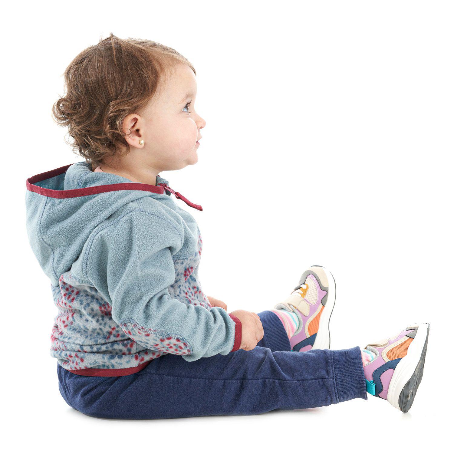 Poleron Baby Girl Poofy Sweatshirt Print Celeste Lippi-2