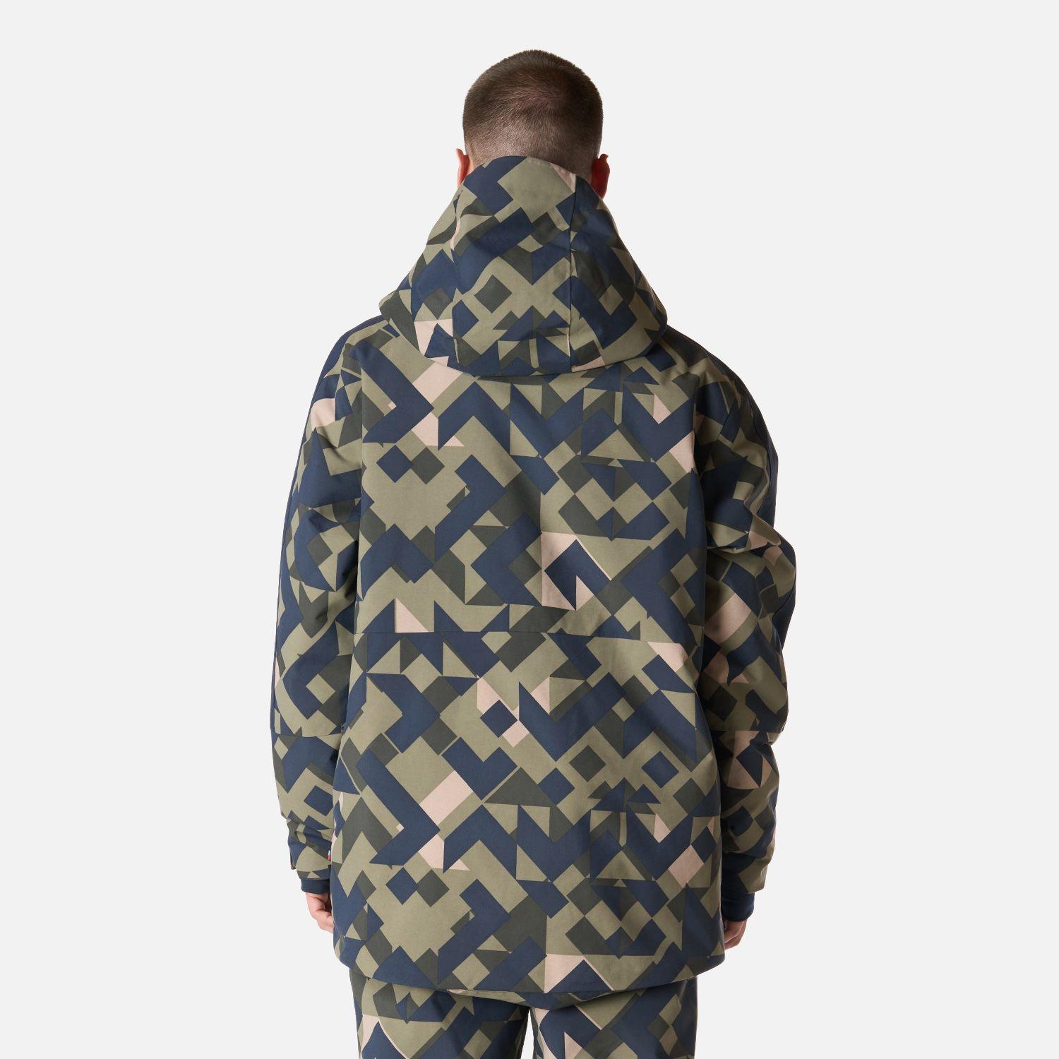 Chaqueta Hombre Yeti Print Verde Oliva Haka Honu I26-2