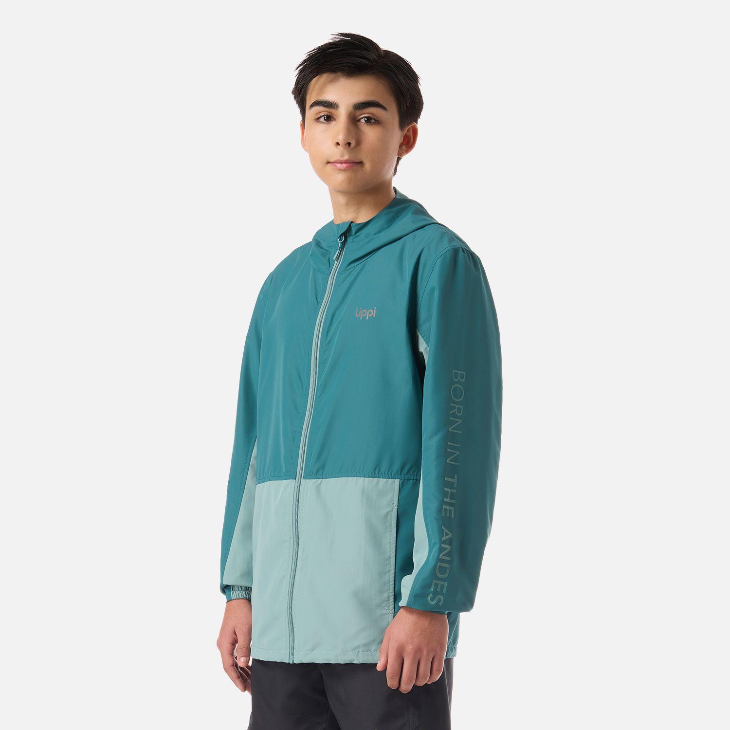 Chaqueta Teen Boy Nightfall Windbreaker Hoody Jacket Petroleo V26-1