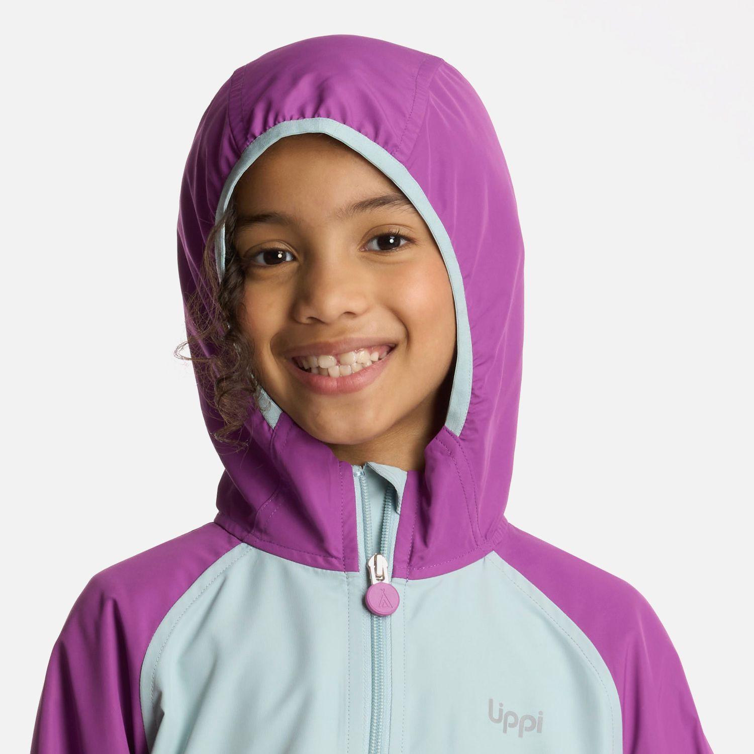 Chaqueta Niña Nightfall WindBreaker Hoody Morado Lippi-3